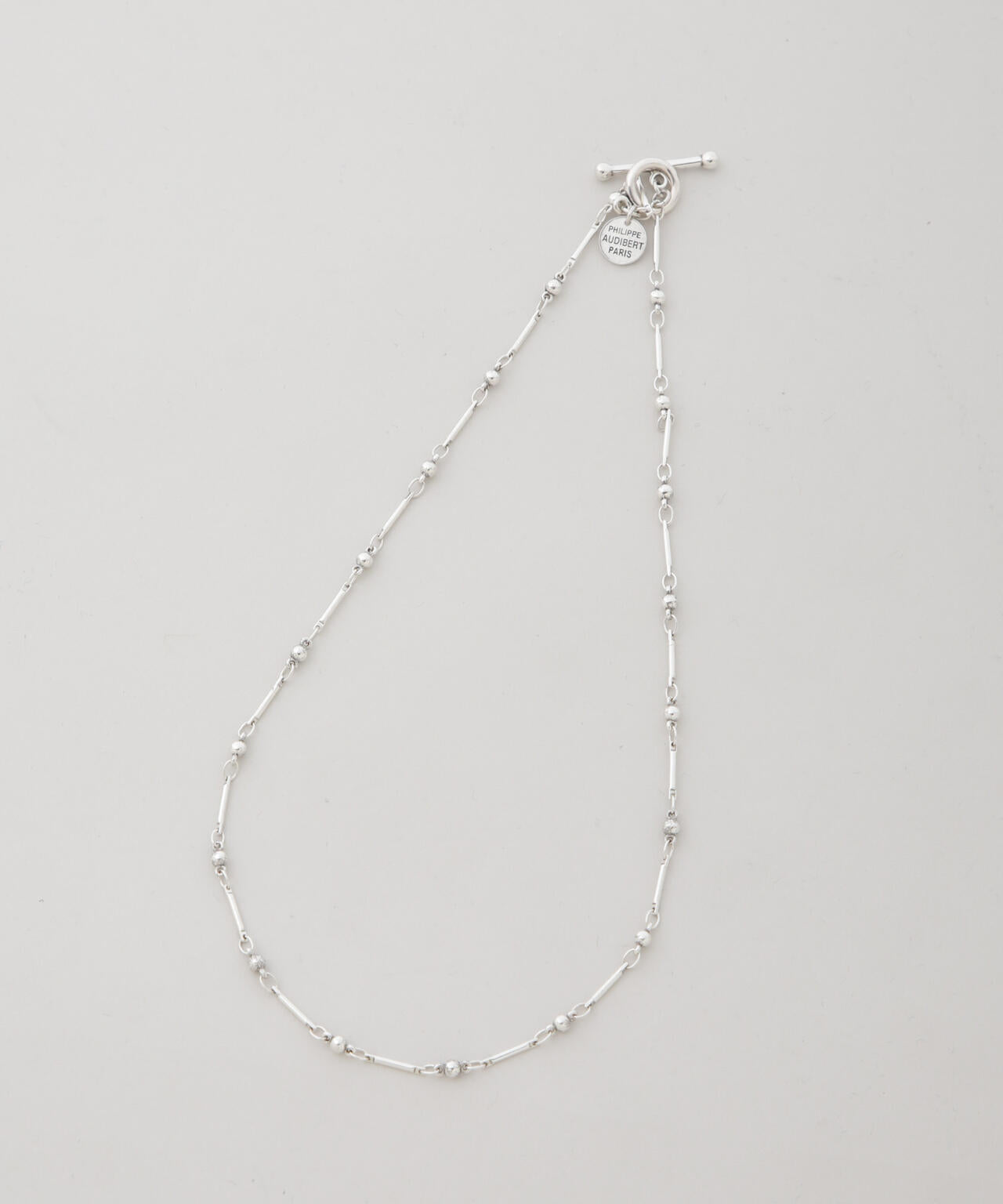 PHILIPPE AUDIBERT / Garnet double necklace
