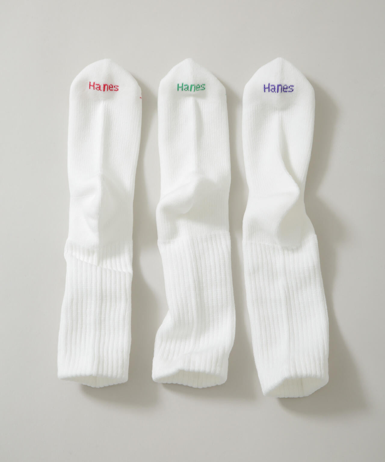 Hanes/Hanes×DODOJEAN  クルーソックス 3P 6715251007