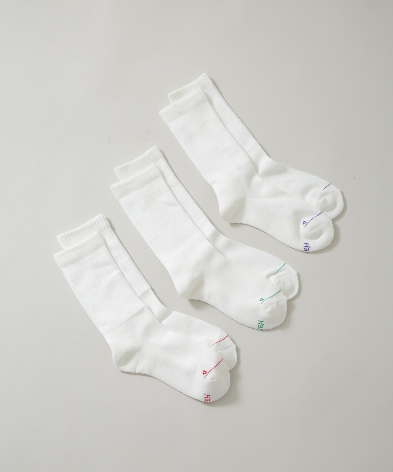 Hanes/Hanes×DODOJEAN  クルーソックス 3P
