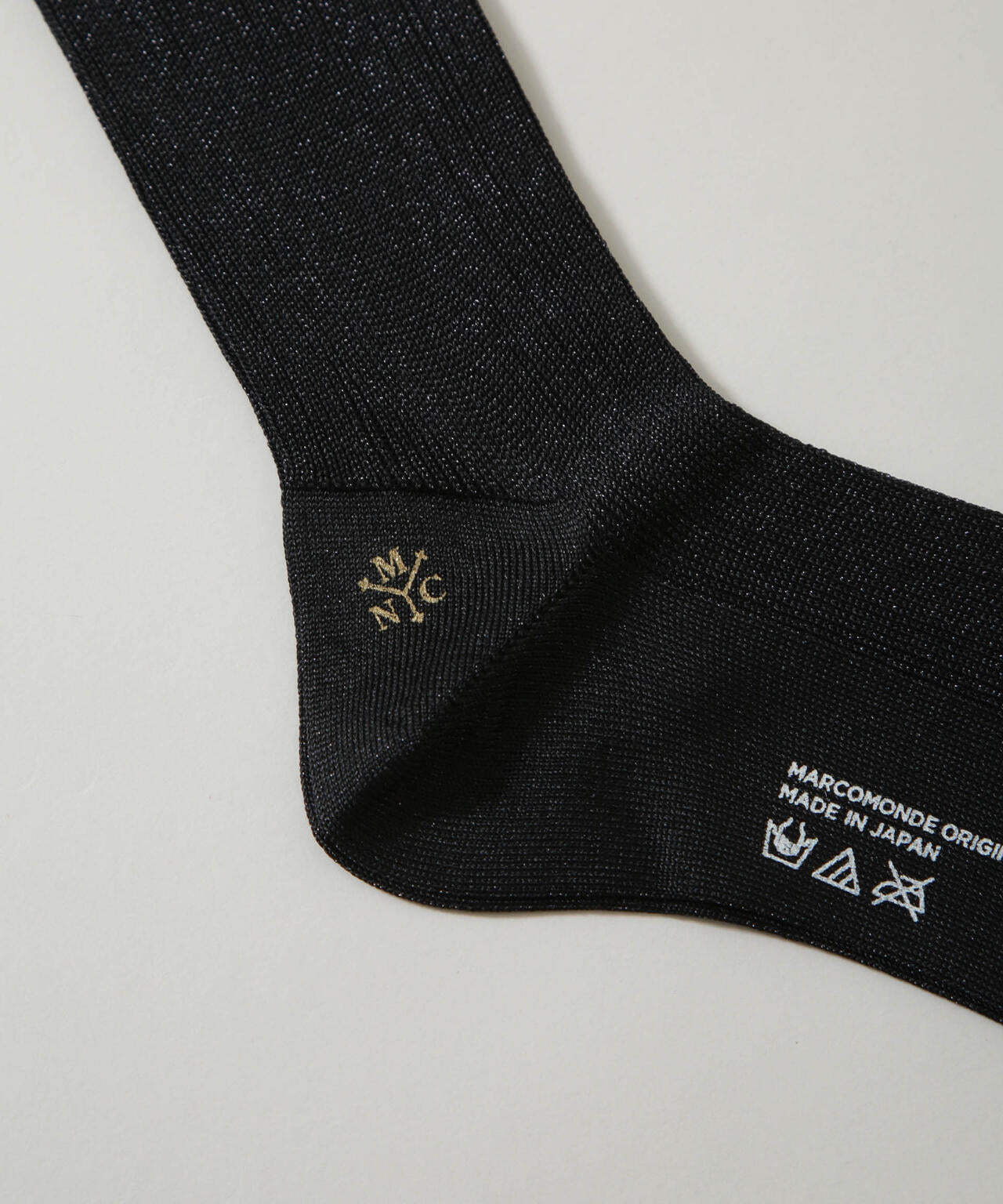 MARCOMONDE/glitter ribbed socks 20 6715251008