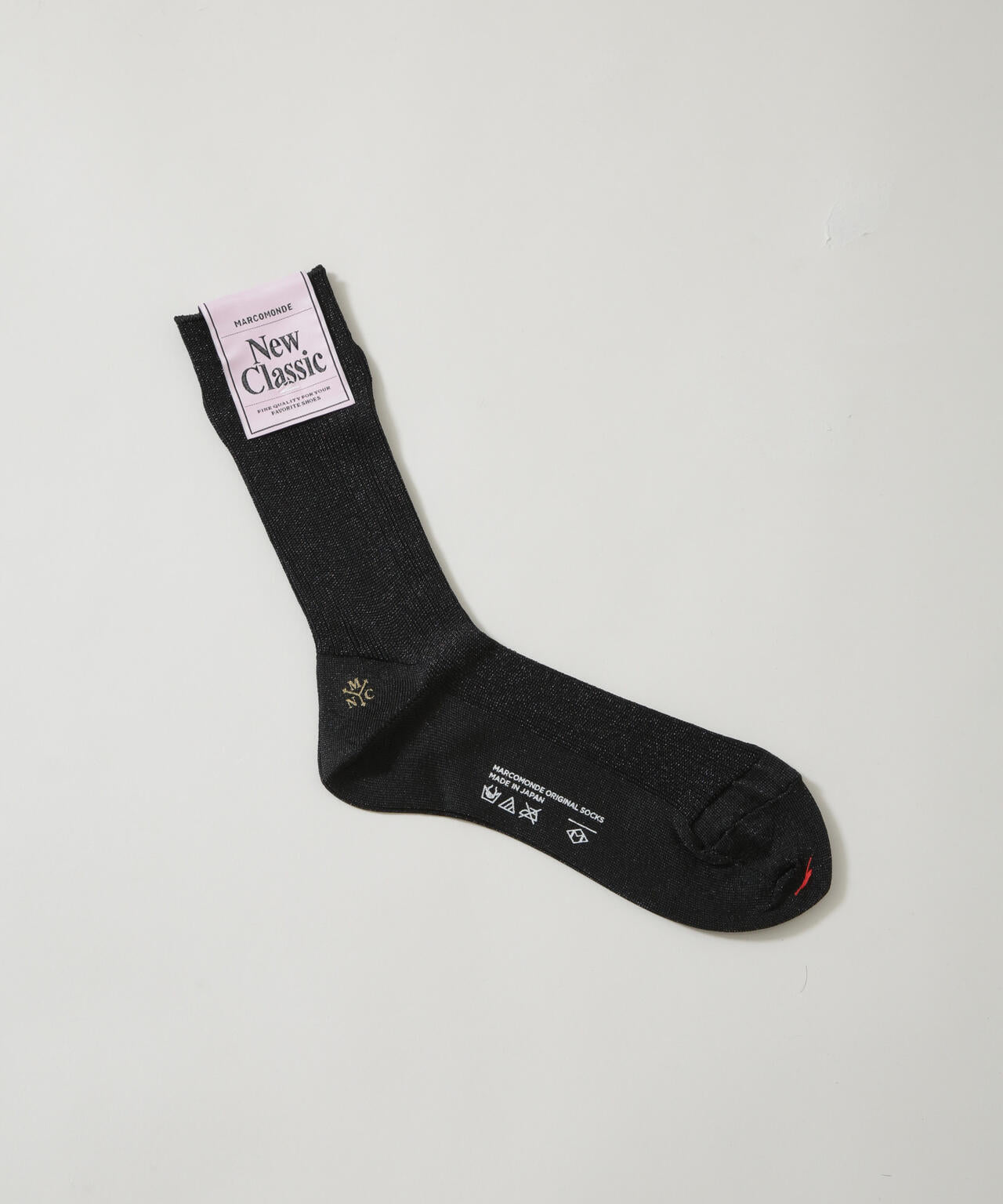 MARCOMONDE/glitter ribbed socks 20