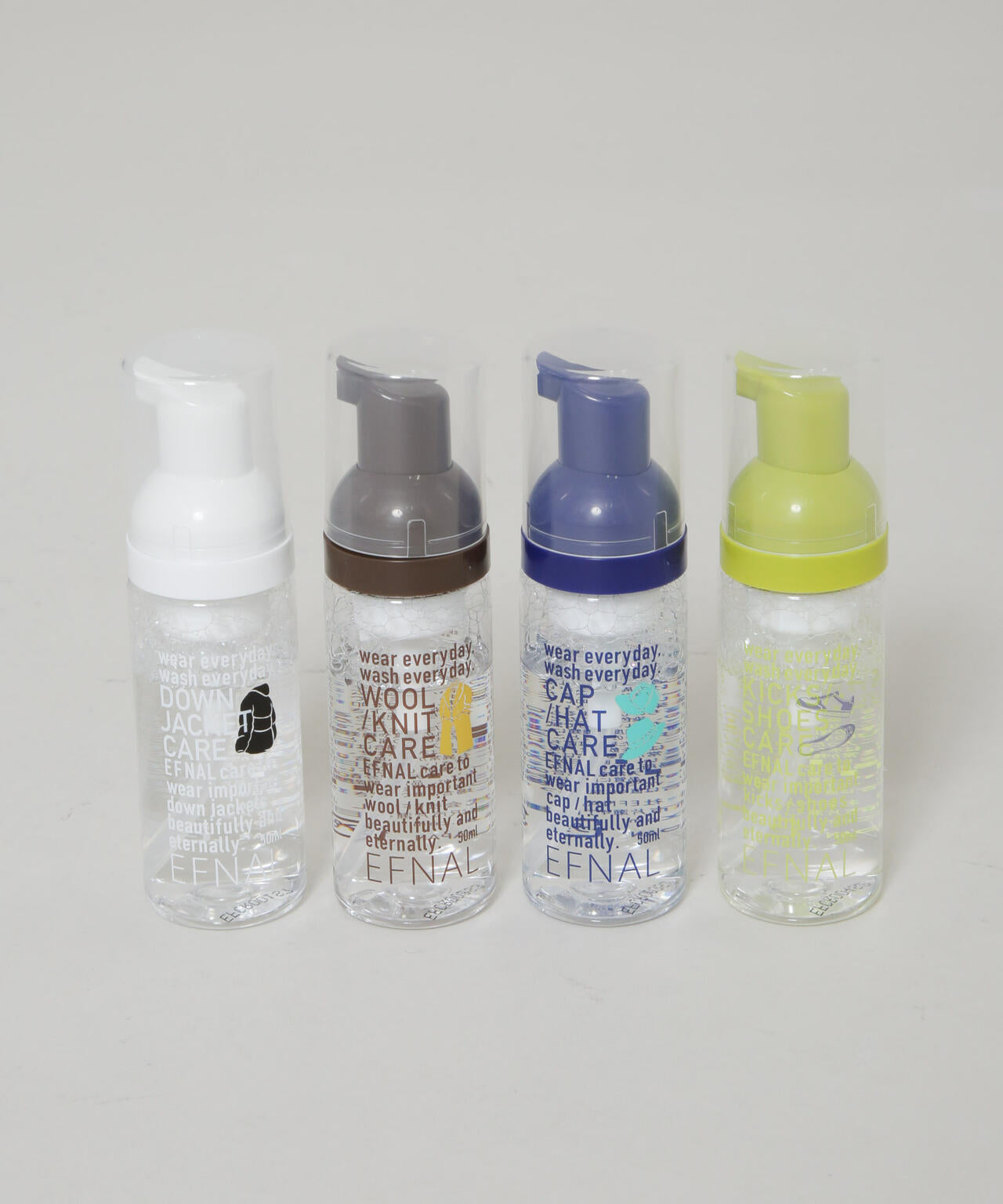 EFNAL care/ミニボトル4本セット 水のいらない泡洗剤 6715253015