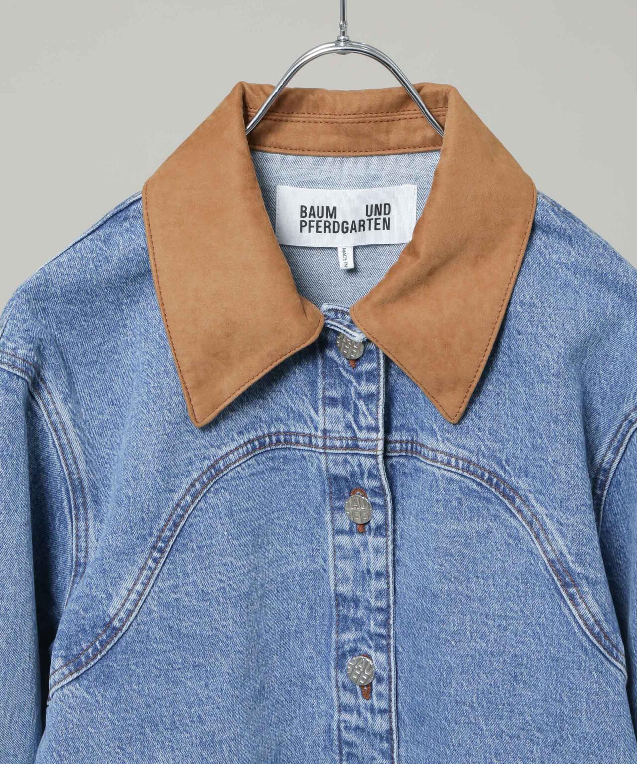 BAUM UND PFERDGARTEN/Patch denim ブルゾン(セットアップ可) 6716112001