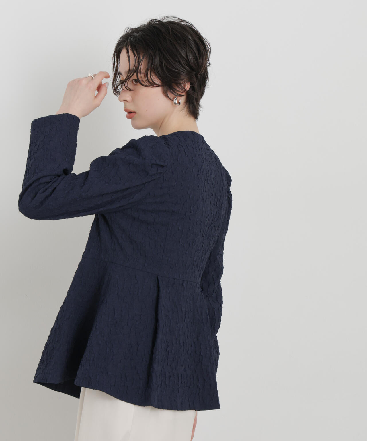 troisieme chaco/別注 PUFFY JACQUARD ジャケット 6716116003