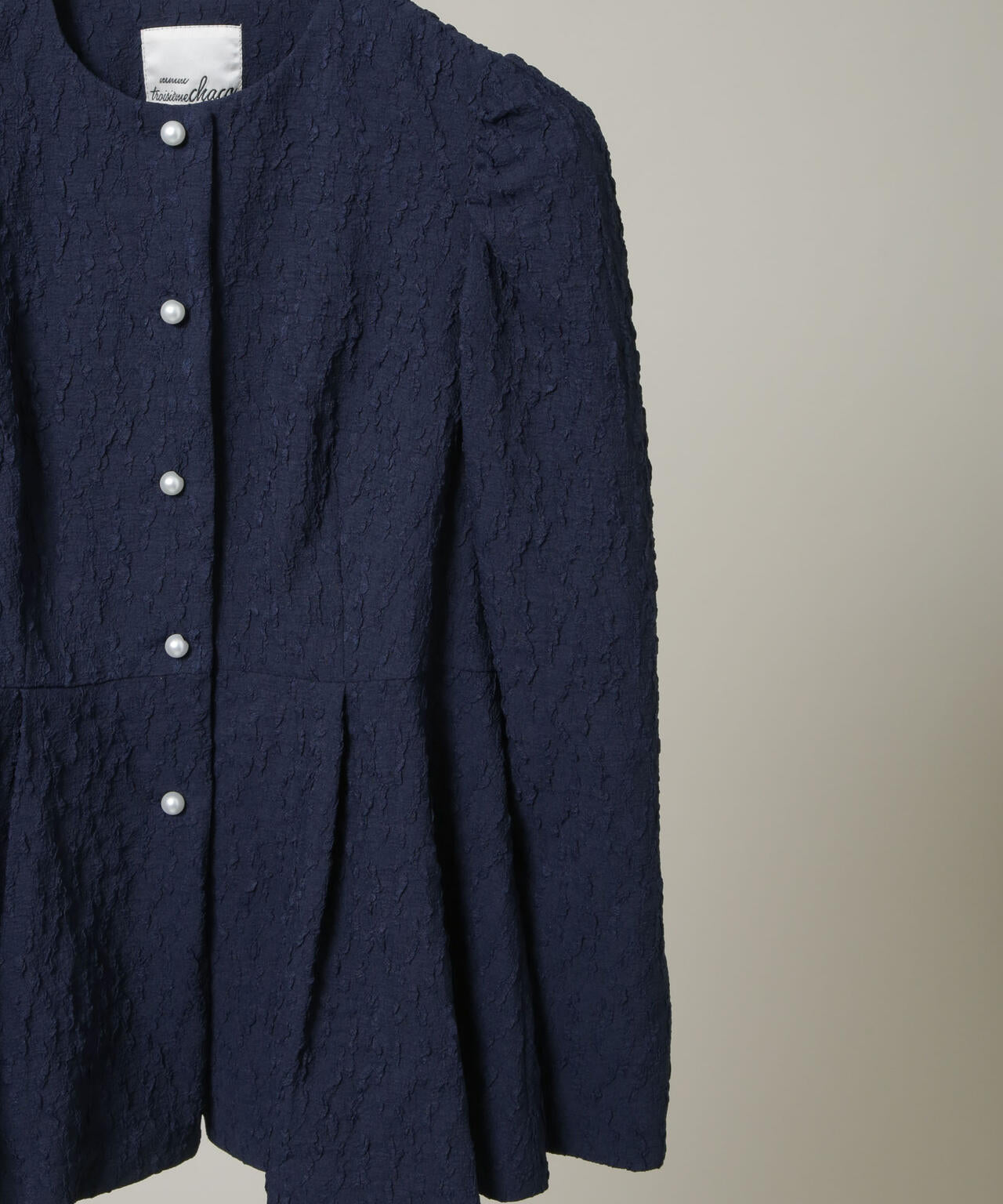 troisieme chaco/別注 PUFFY JACQUARD ジャケット 6716116003