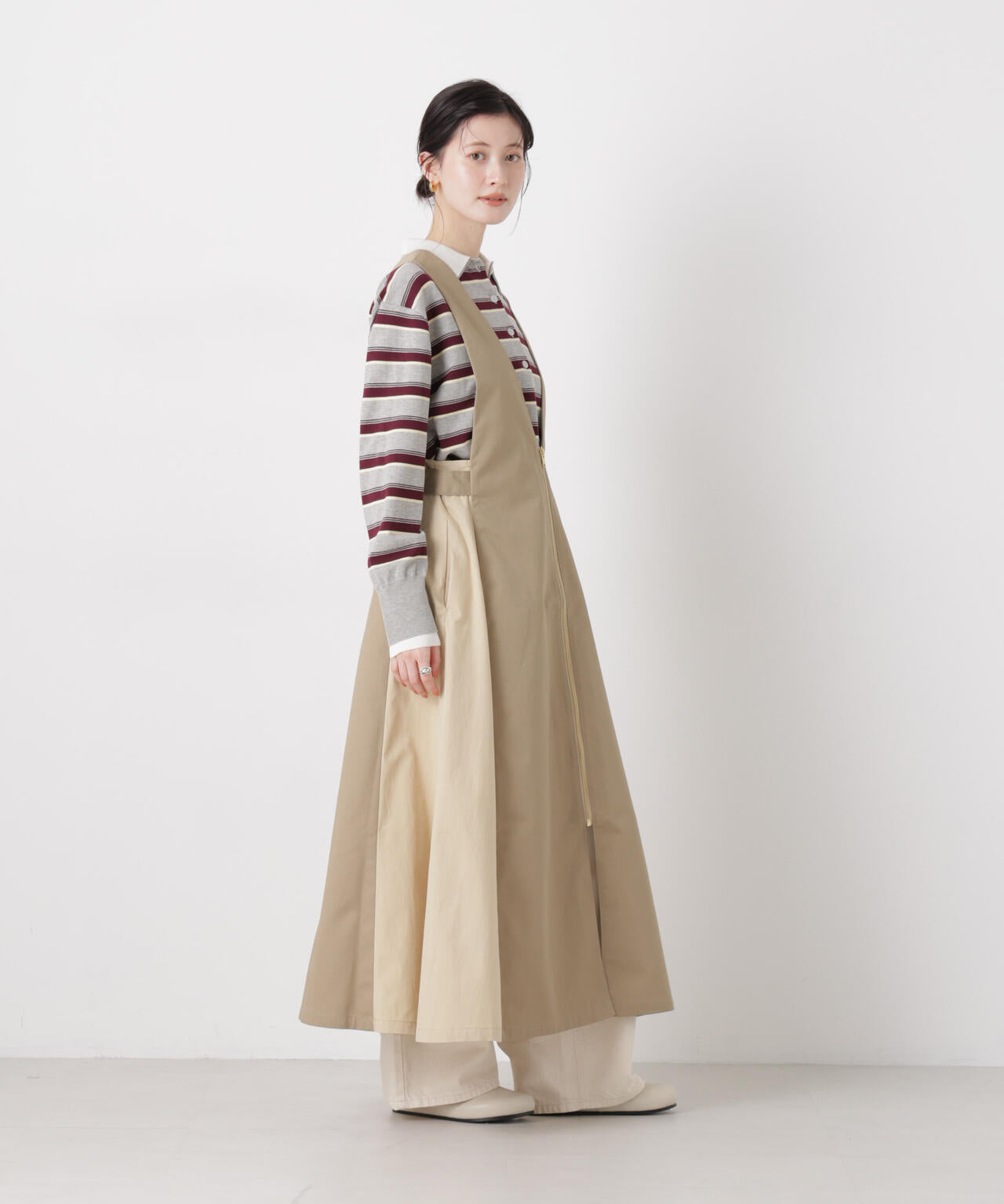 UNIVERSAL OVERALL / TWILL JUMPER SKIRT