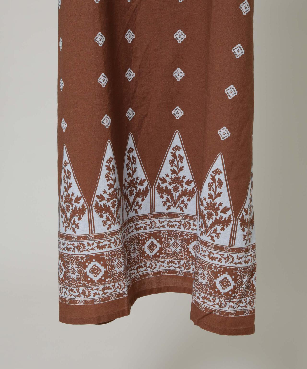 Sara mallika / Zigzag Flower Print Cami Dress