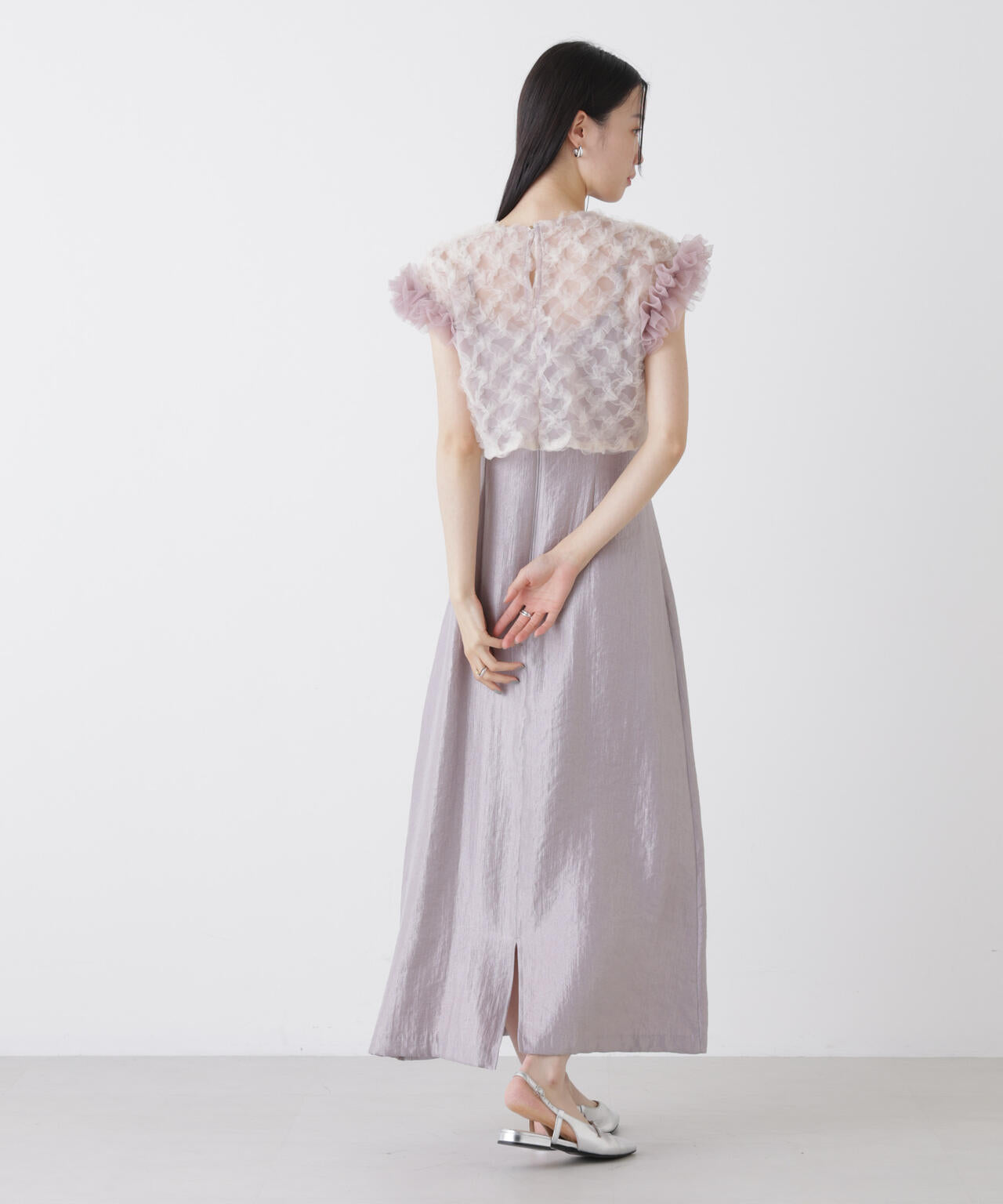 kaene/ボリュームブラウスセットドレス 6716119011