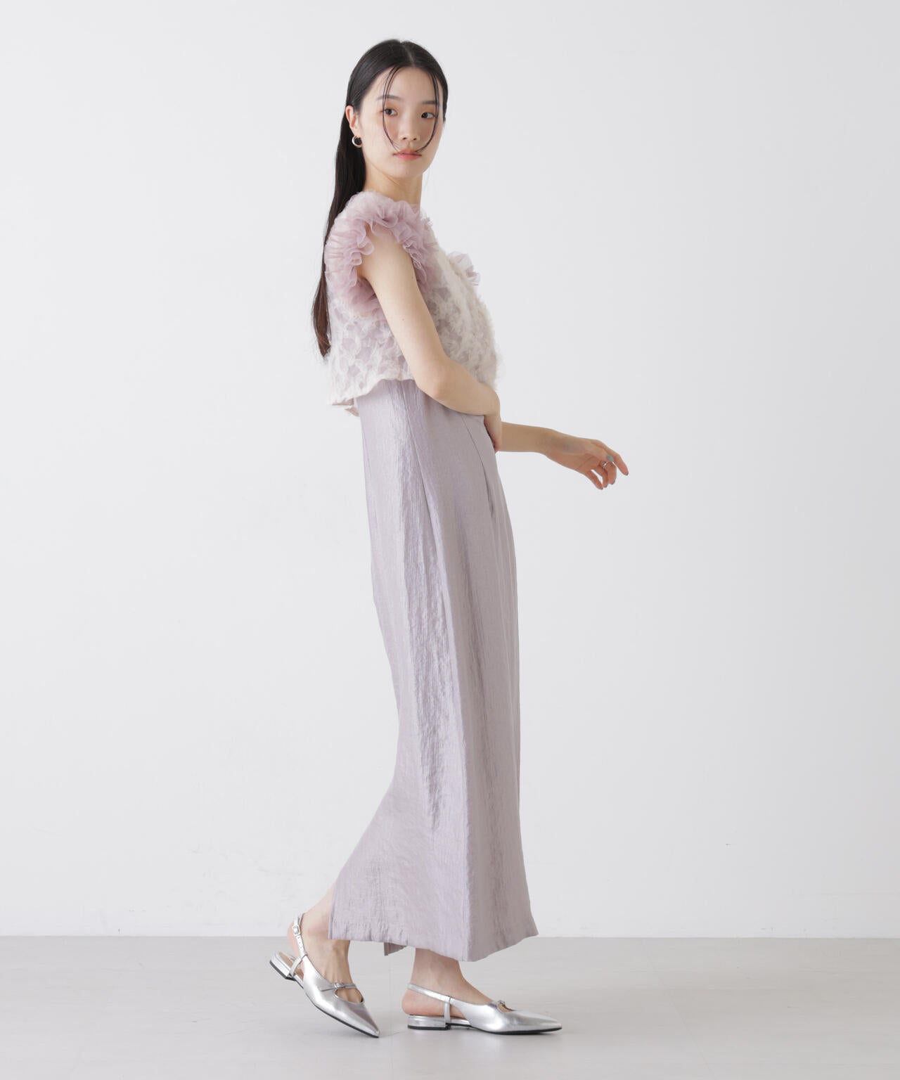 kaene/ボリュームブラウスセットドレス 6716119011