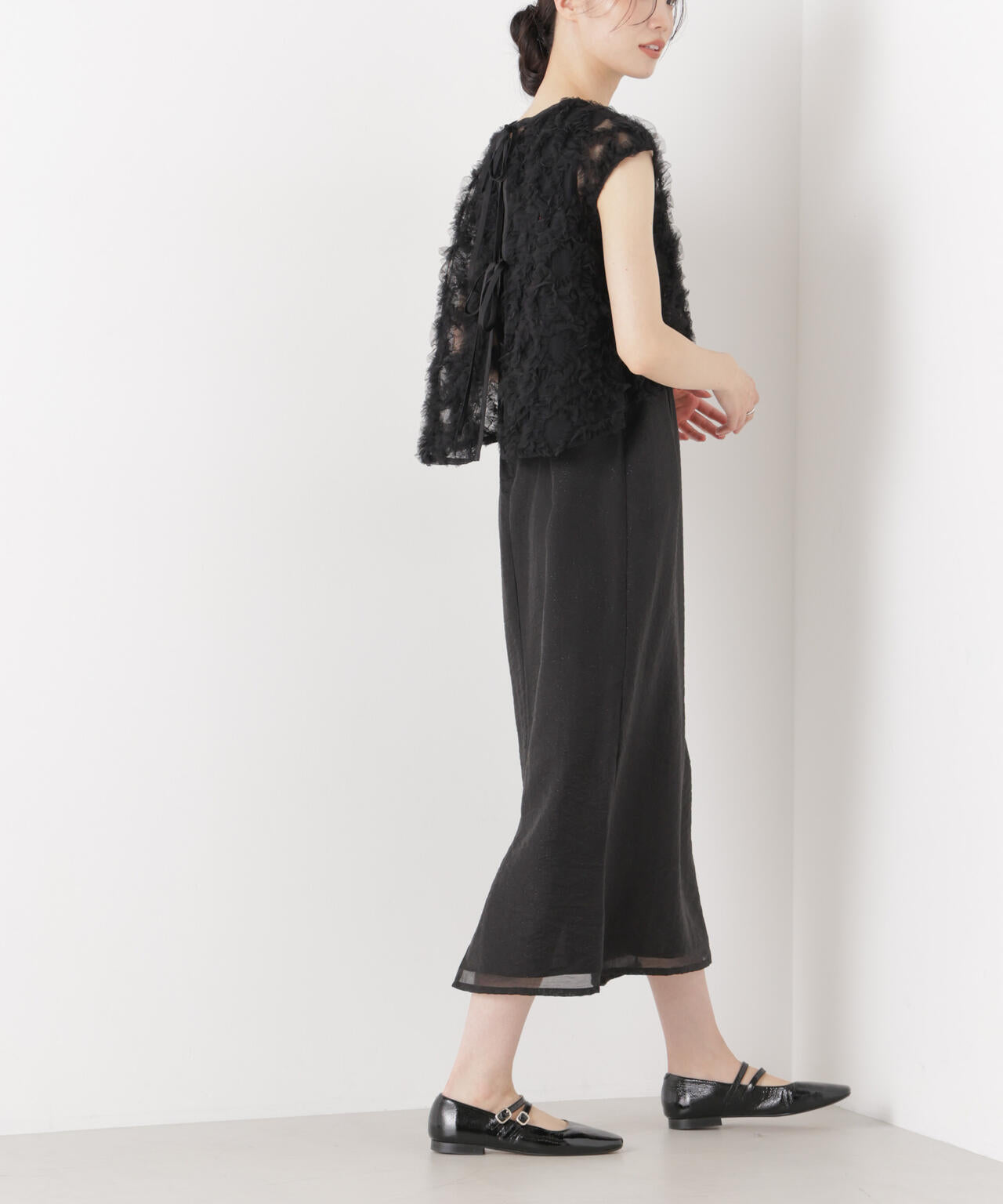 kaene/フラッフィーフラワーコンビドレス 6716119012