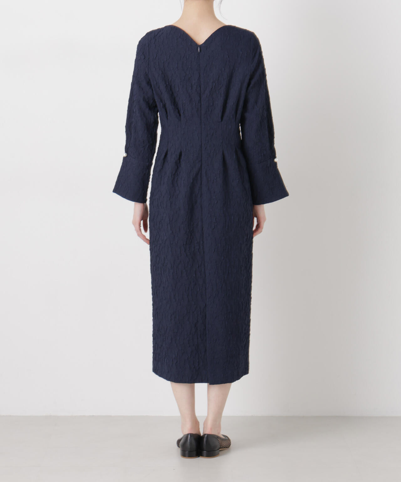 troisieme chaco/別注 PUFFY JACQUARD ワンピース 6716119016