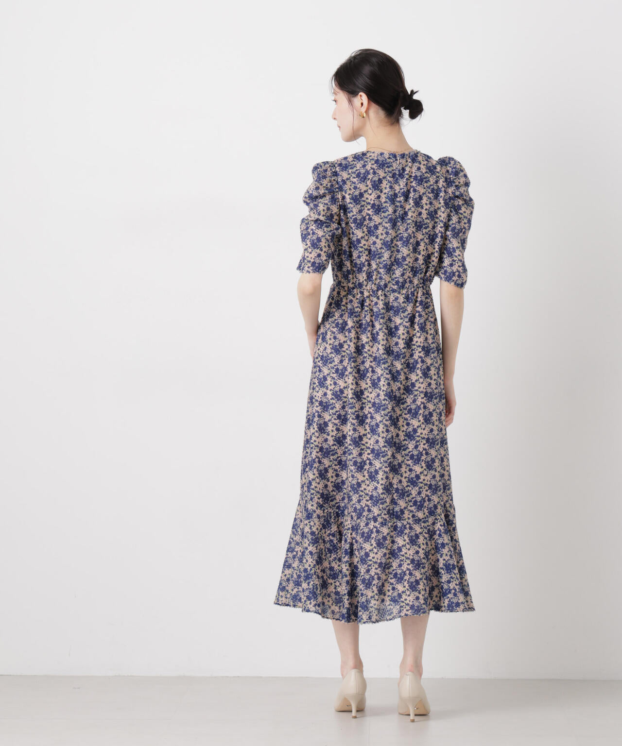 troisieme chaco/別注 CUT JACQUARD ワンピース 6716119017