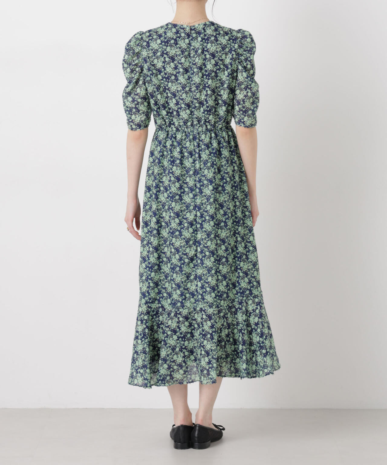 troisieme chaco/別注 CUT JACQUARD ワンピース 6716119017