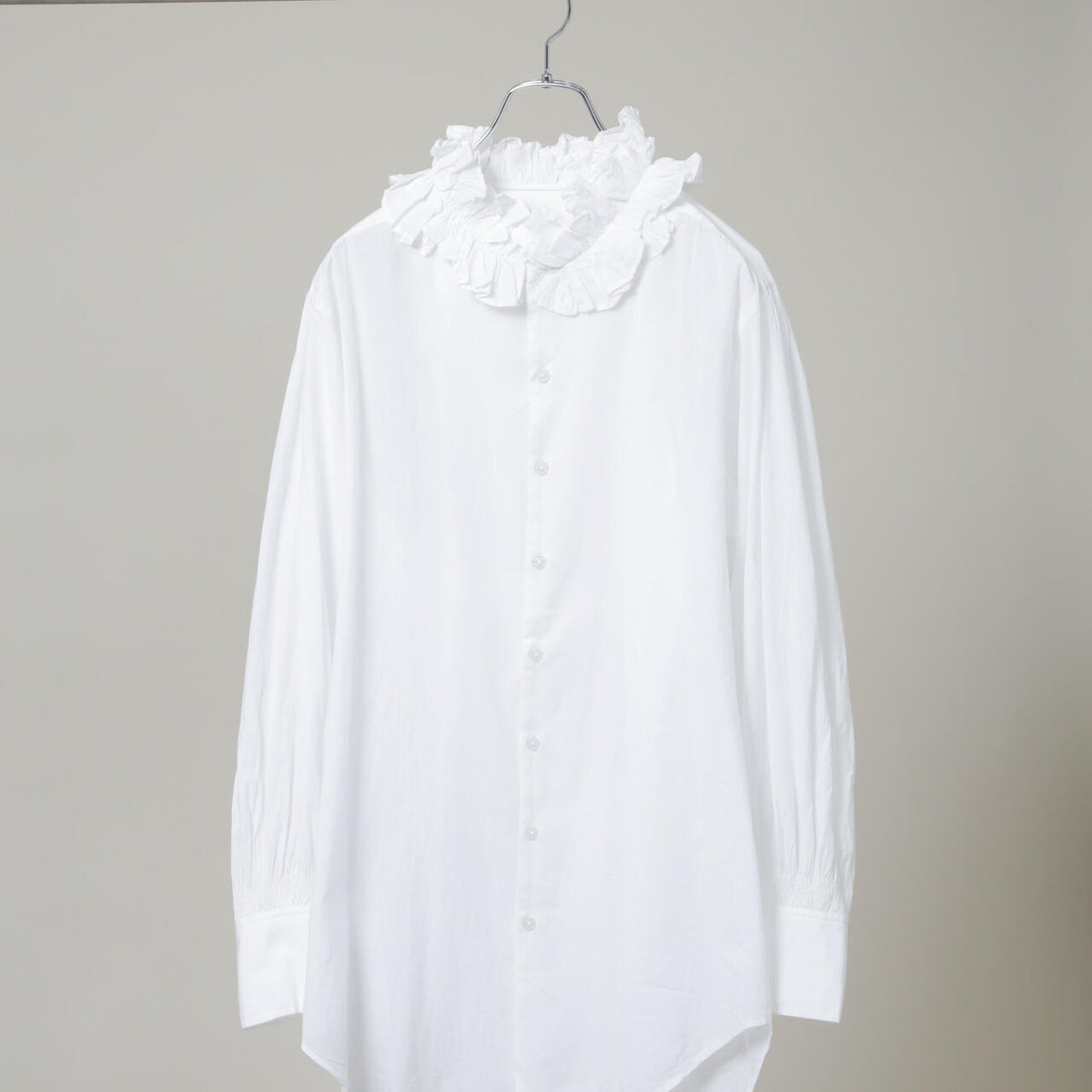 crinkle crinkle crinkle / cotton frill coller shirts