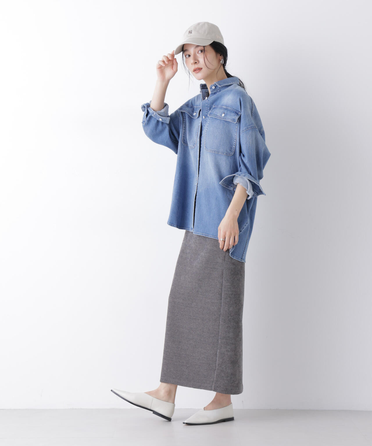 Healthy DENIM / 別注 Almond Mid Used