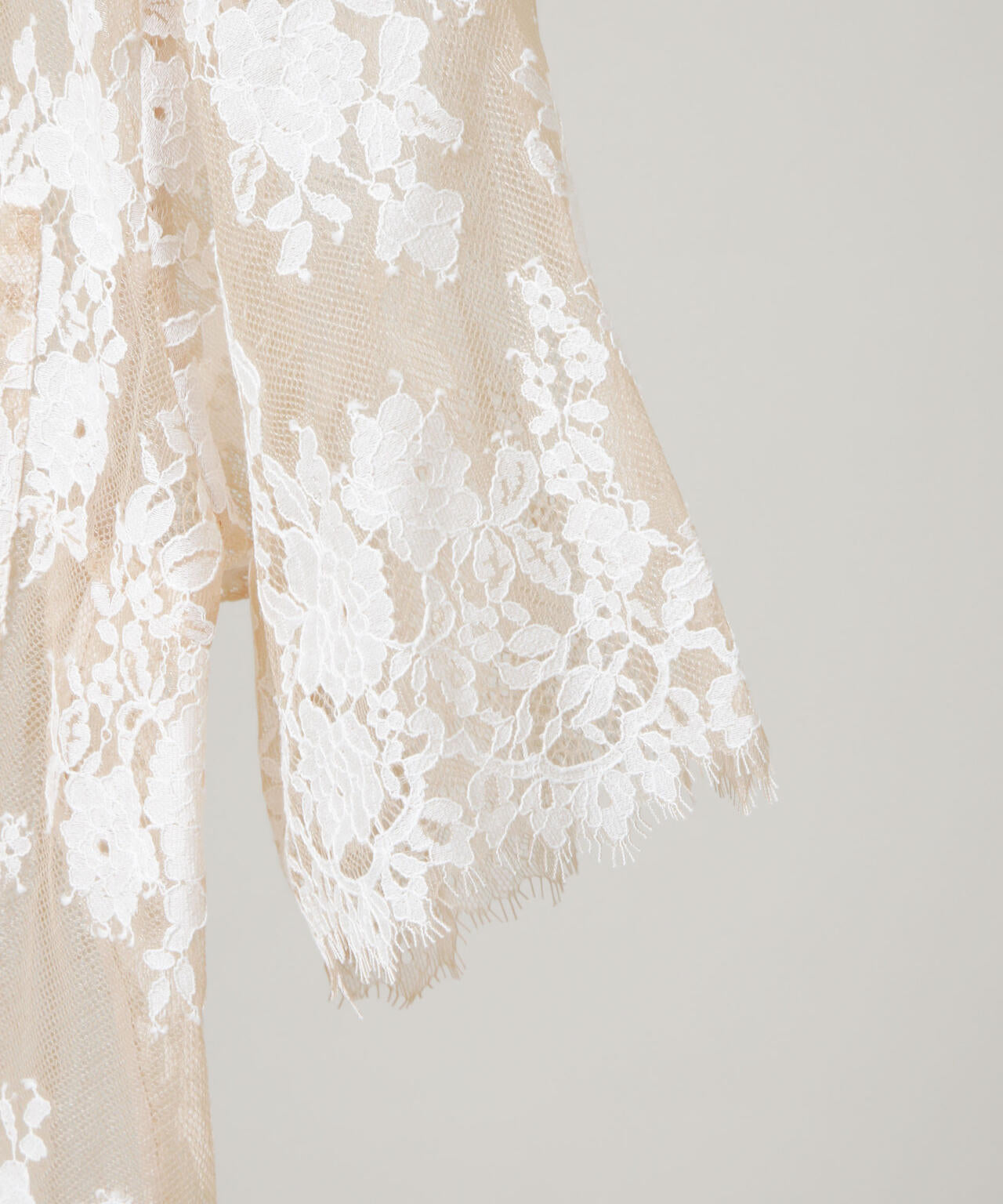 BAUM UND PFERDGARTEN/Two Tone Lace シャツ 6716121005