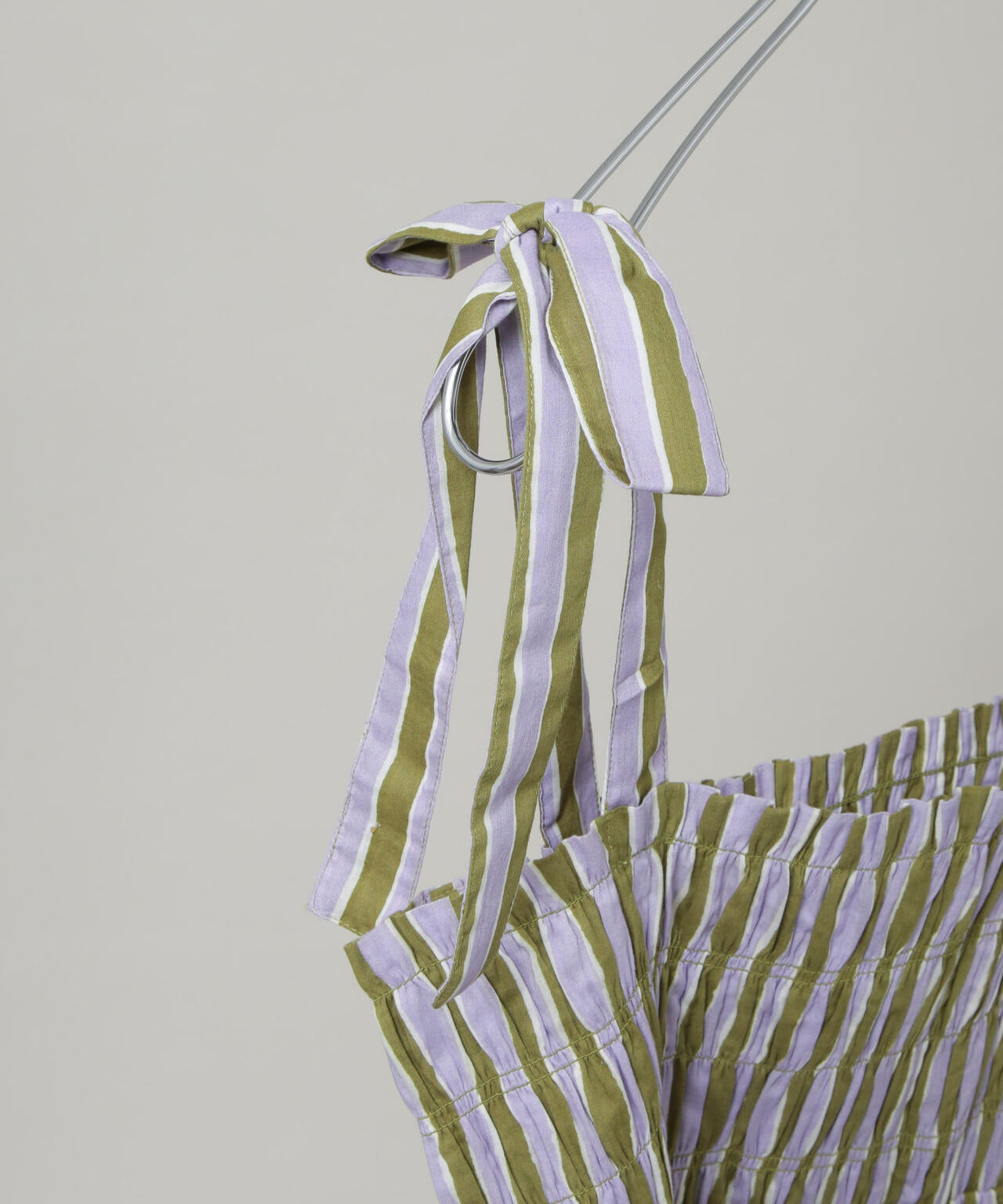Sara mallika / Stripe Print Shiring Top ( セットアップ 可)