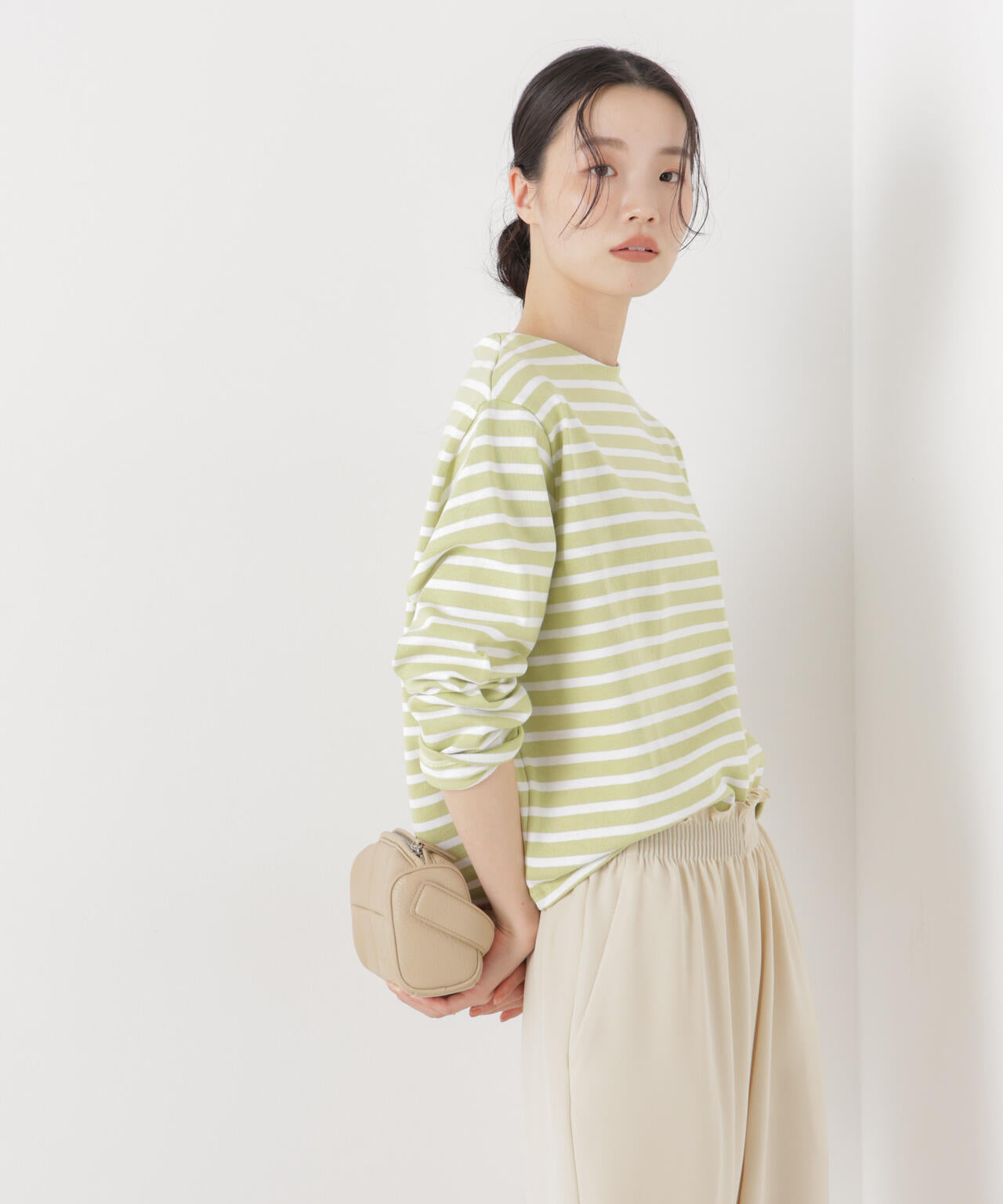 ORCIVAL / CREW NECK L/S P.O.