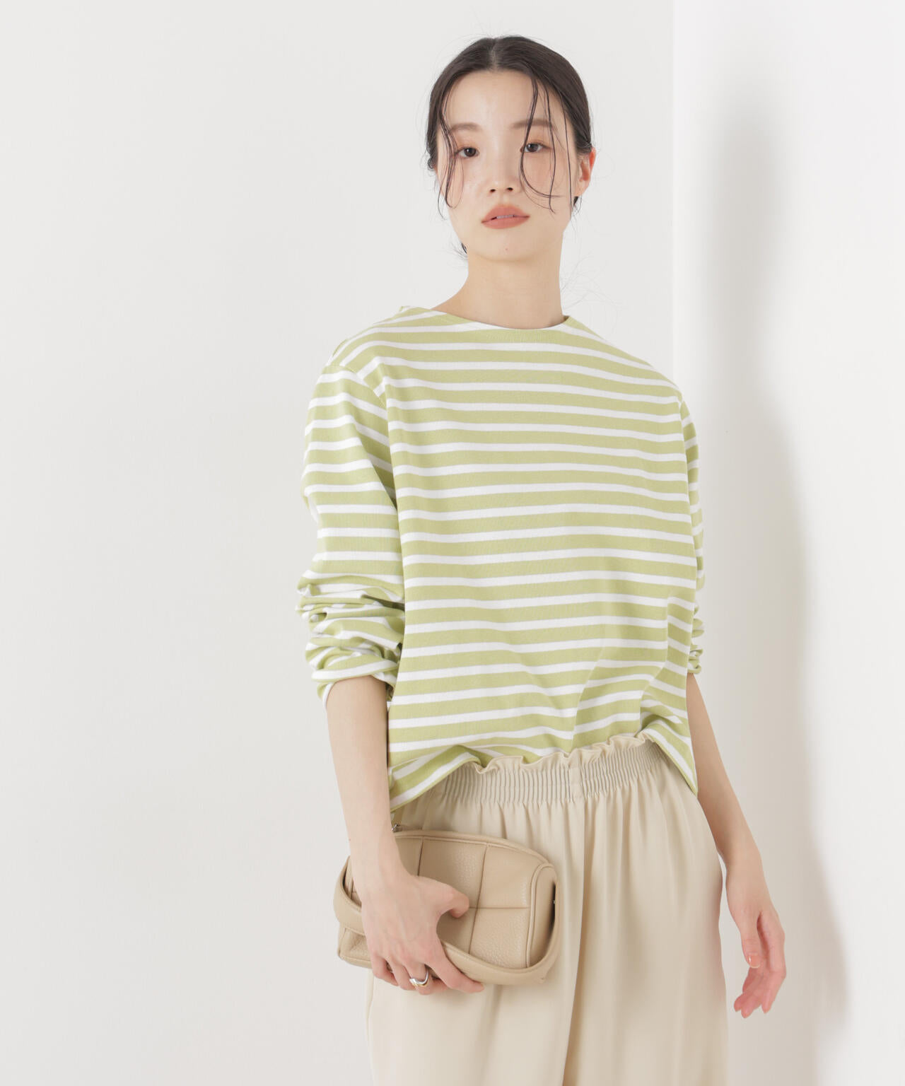 ORCIVAL / CREW NECK L/S P.O.