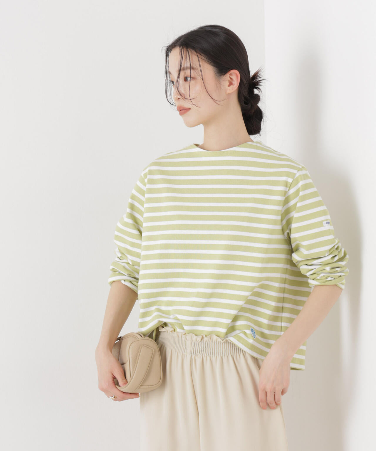 ORCIVAL/CREW NECK L/S P.O.