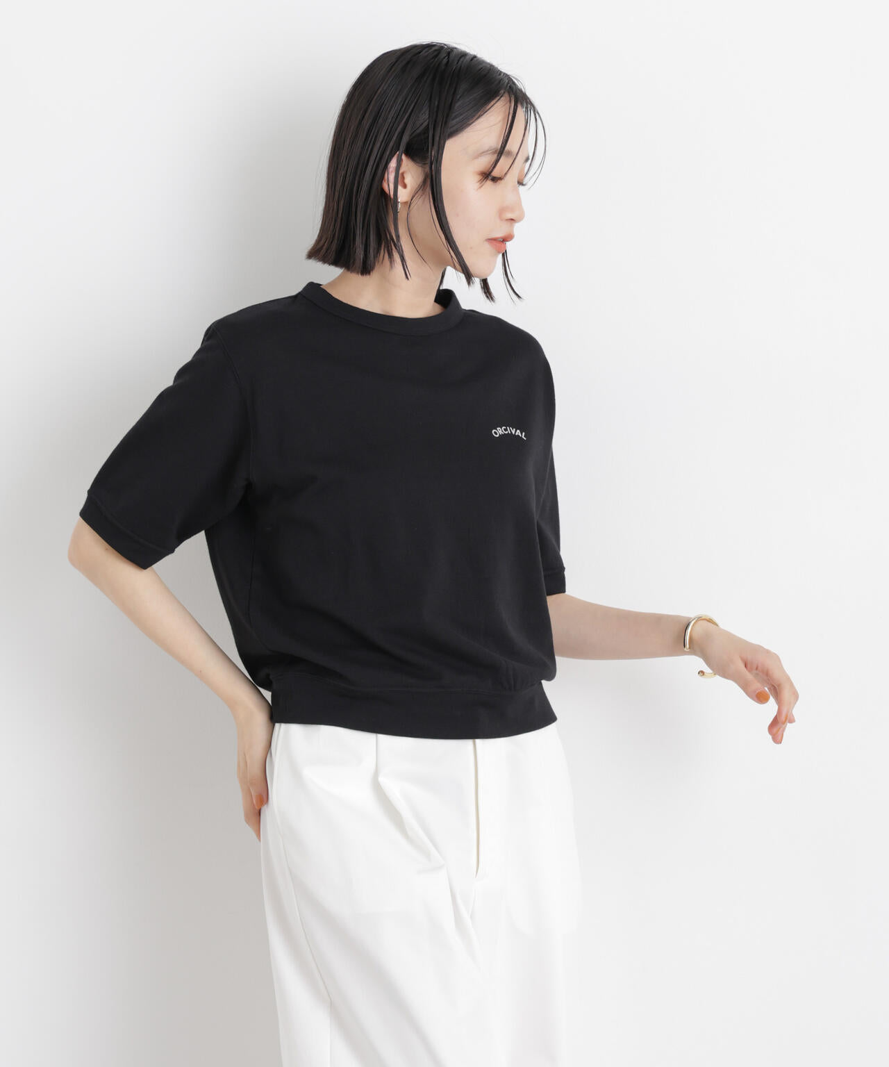 ORCIVAL / CREW NECK SHORT SLEEVE P.O.