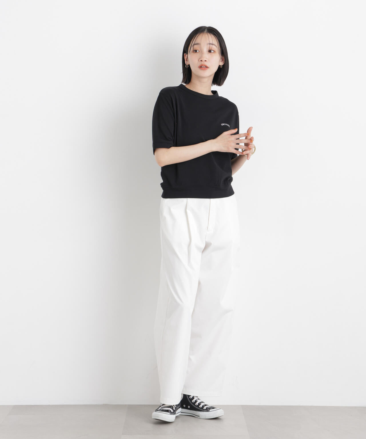 ORCIVAL / CREW NECK SHORT SLEEVE P.O.