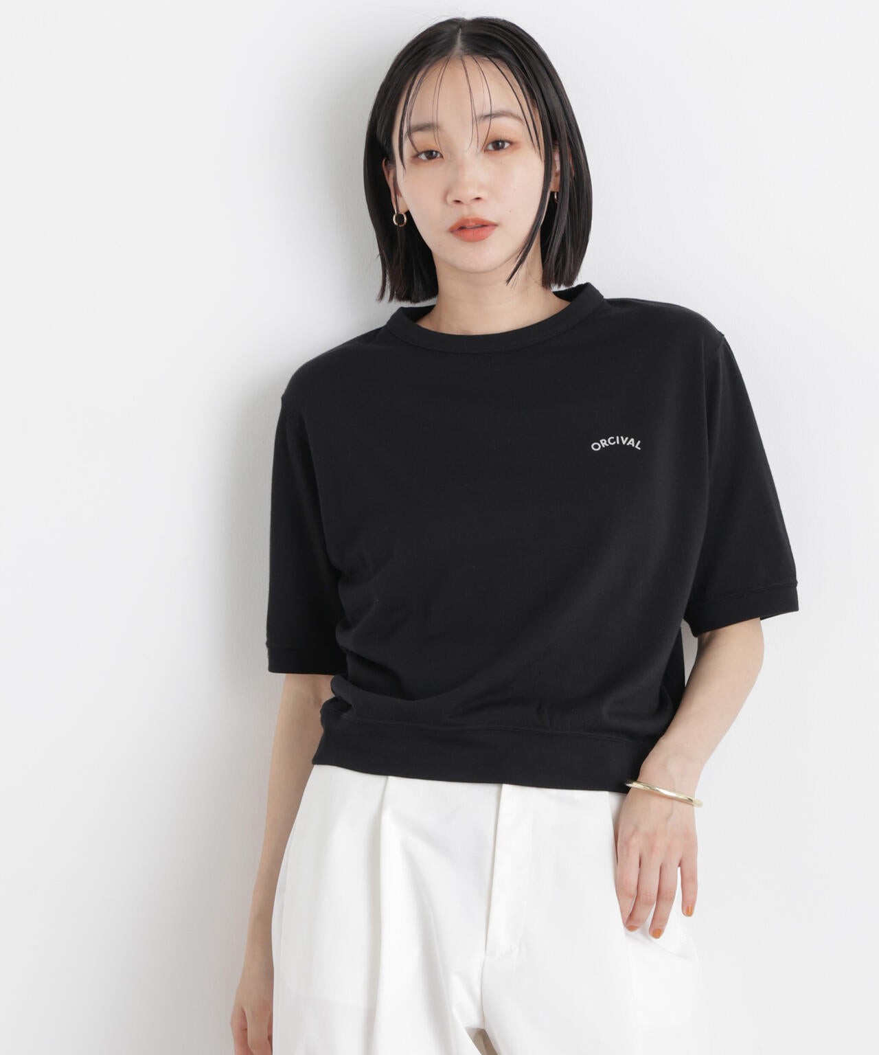 ORCIVAL/CREW NECK SHORT SLEEVE P.O.