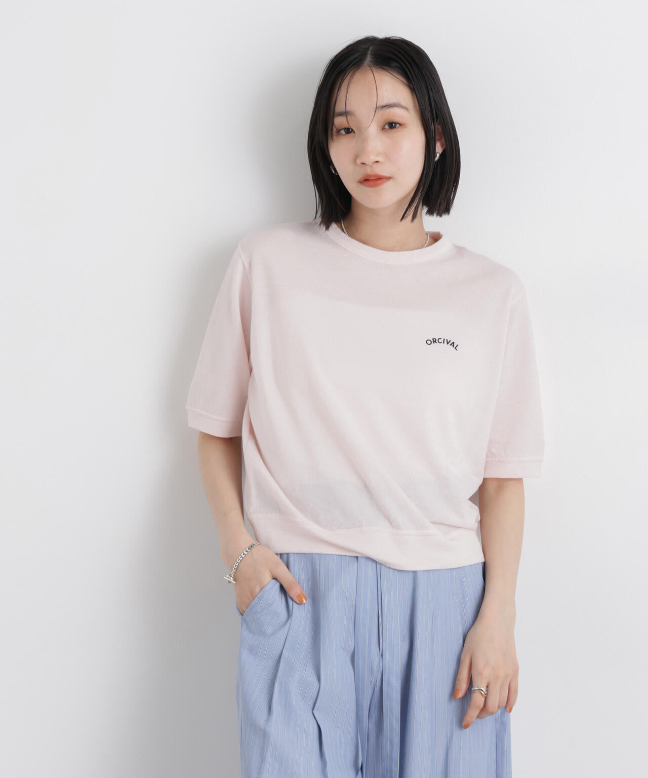 ORCIVAL / CREW NECK SHORT SLEEVE P.O.