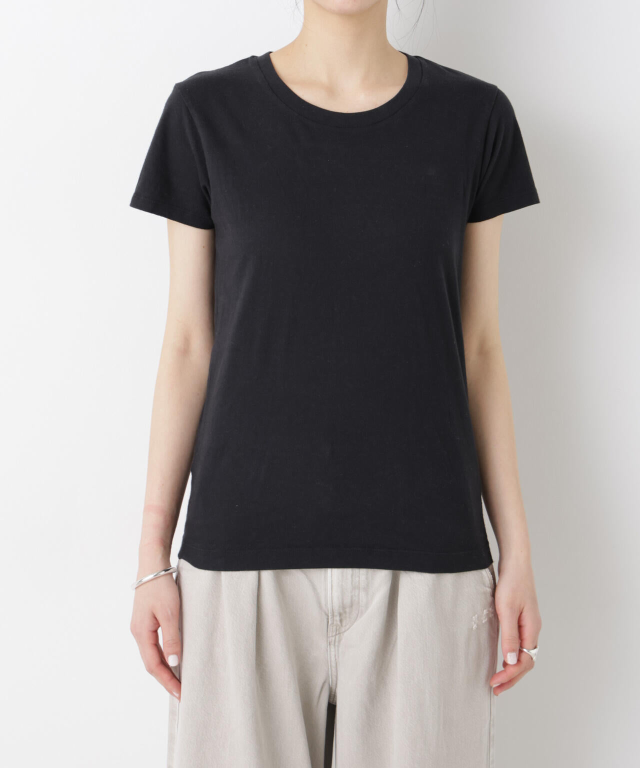 Hanes/2P JapanFit for HER クルーネックTシャツ 6716124012