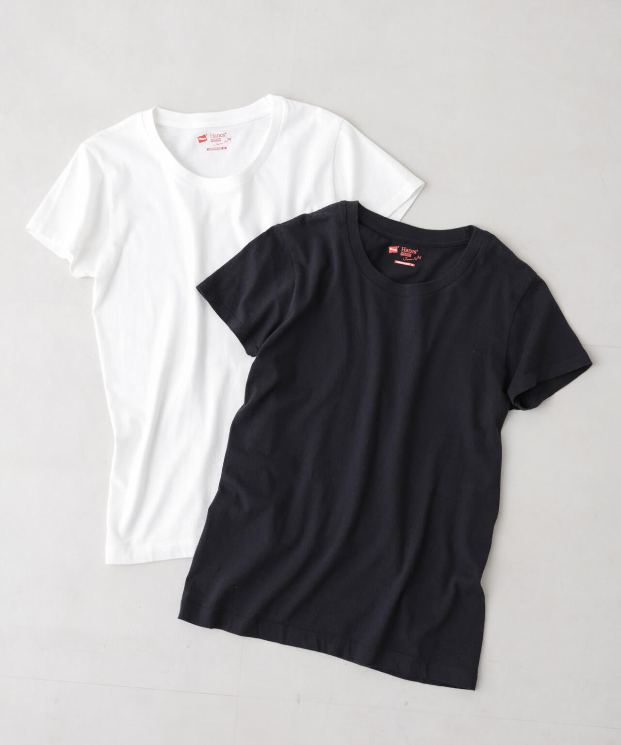 Hanes/2P JapanFit for HER クルーネックTシャツ 6716124012