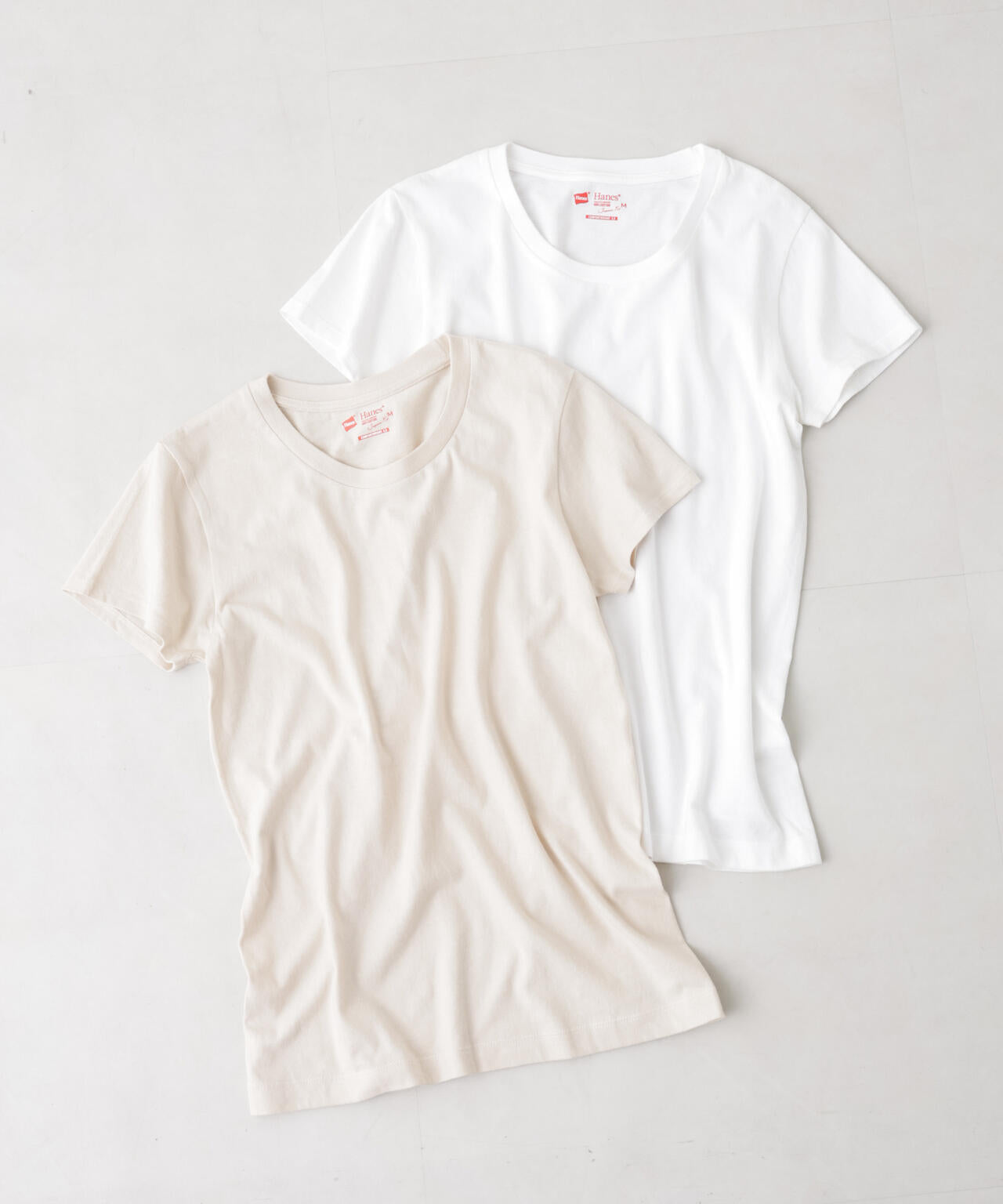 Hanes/2P JapanFit for HER クルーネックTシャツ 6716124012