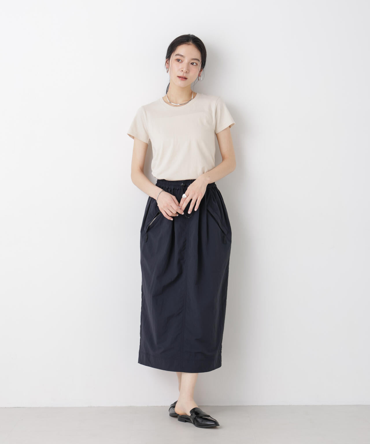Hanes/2P JapanFit for HER クルーネックTシャツ 6716124012