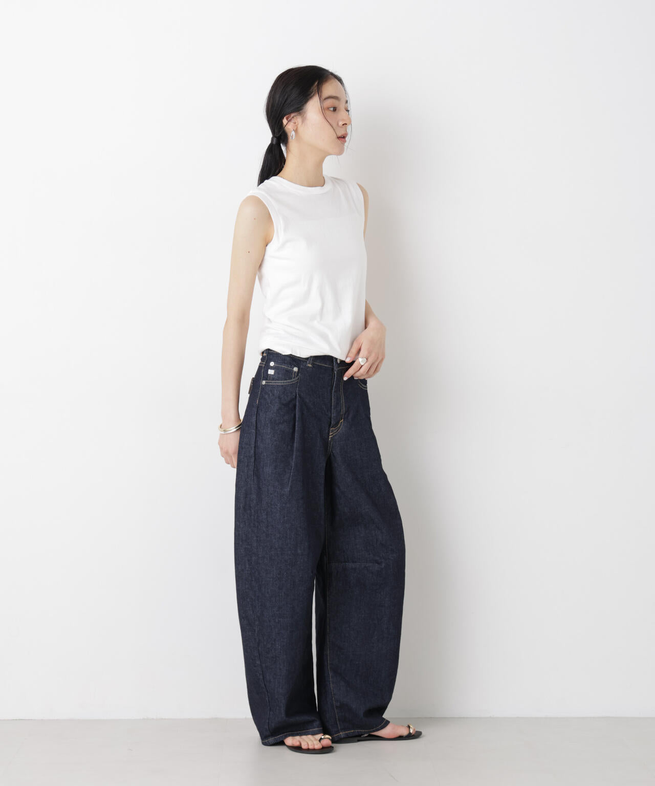Hanes/2P JapanFit for HER スリーブレスTシャツ 6716124013