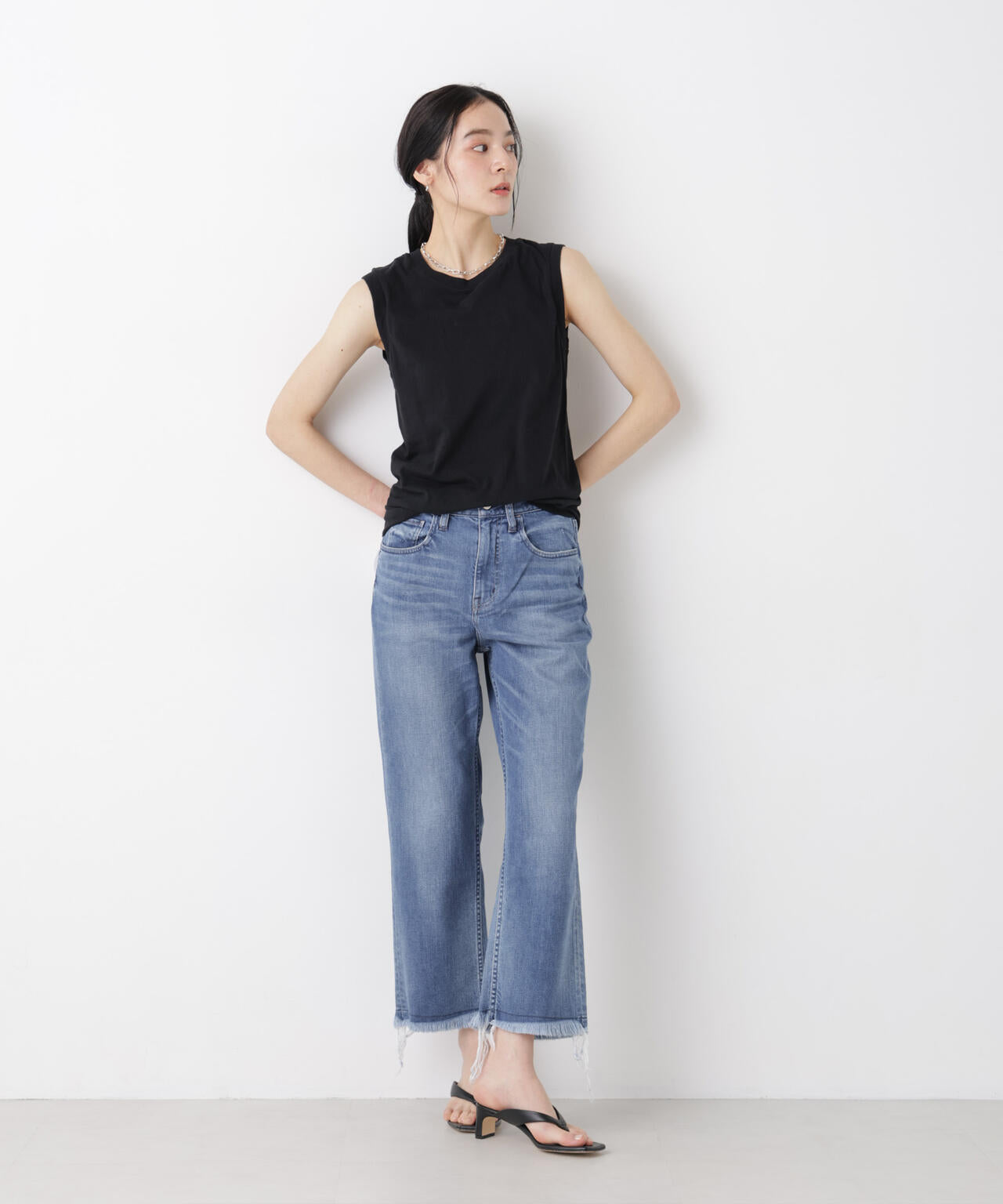 Hanes / 2P JapanFit for HER スリーブレス Tシャツ