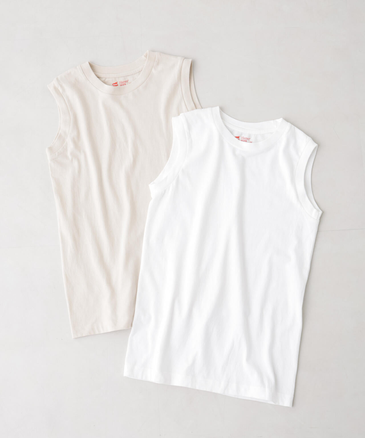 Hanes/2P JapanFit for HER スリーブレスTシャツ 6716124013