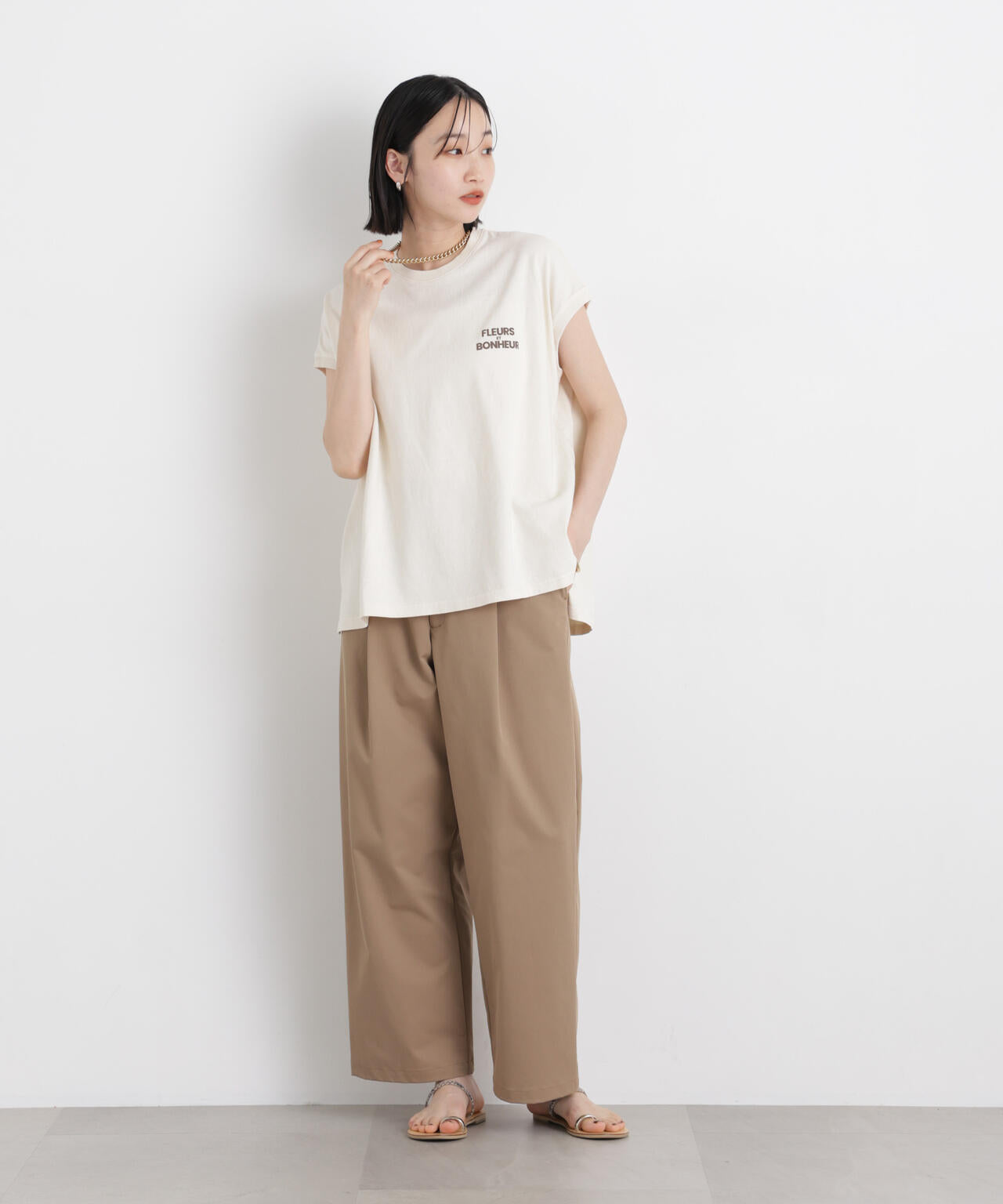 upper hights/BIG NO SLEEVE TEE 6716124016