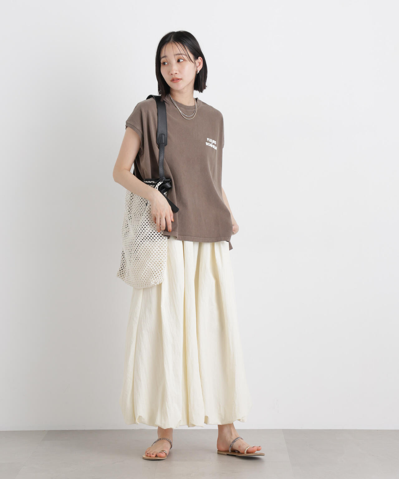 upper hights/BIG NO SLEEVE TEE 6716124016
