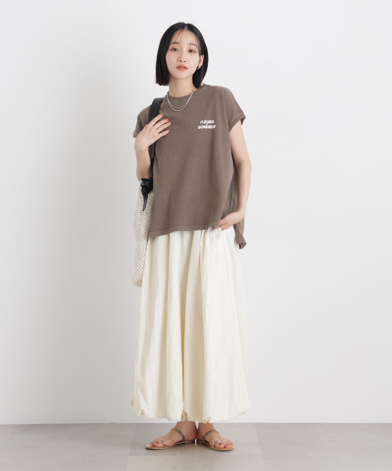 upper hights/BIG NO SLEEVE TEE 6716124016