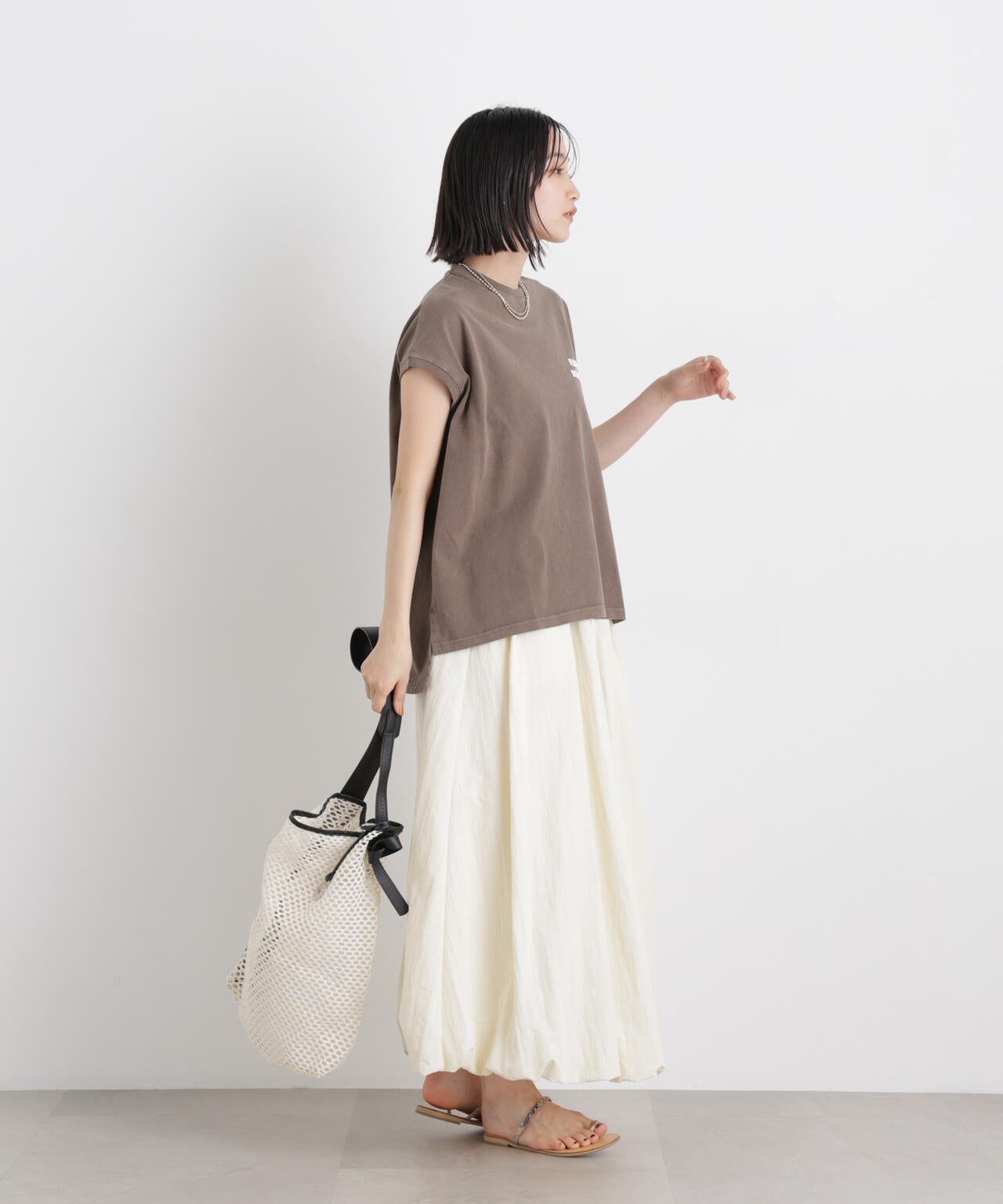 upper hights/BIG NO SLEEVE TEE 6716124016