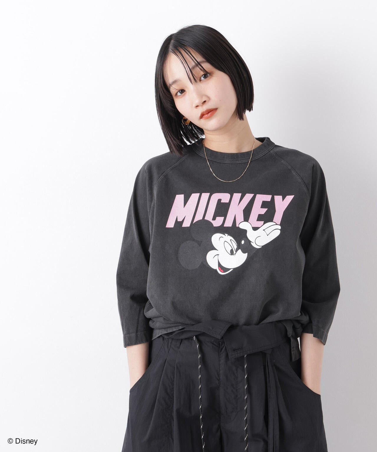 GOOD ROCK SPEED/ Mickey / 7/S T-Shirt Charcoal 6716124019