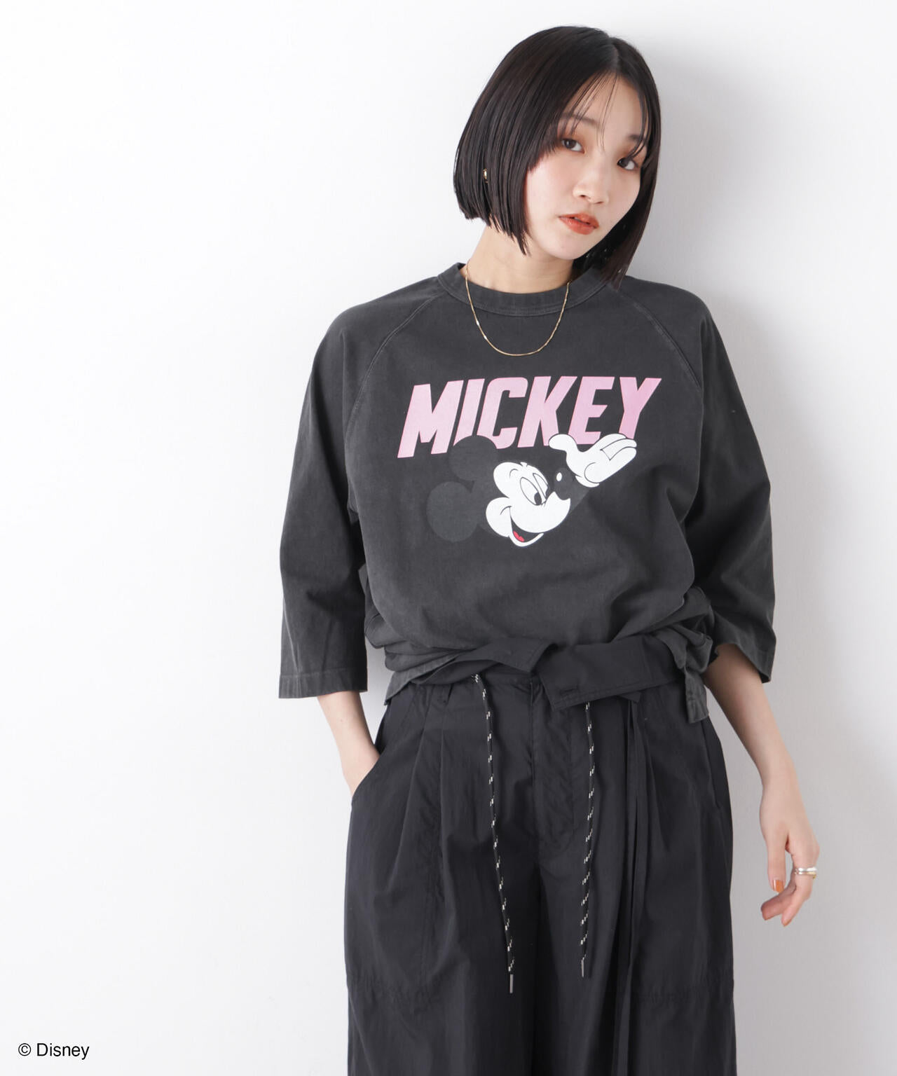 GOOD ROCK SPEED/ Mickey / 7/S T-Shirt Charcoal 6716124019