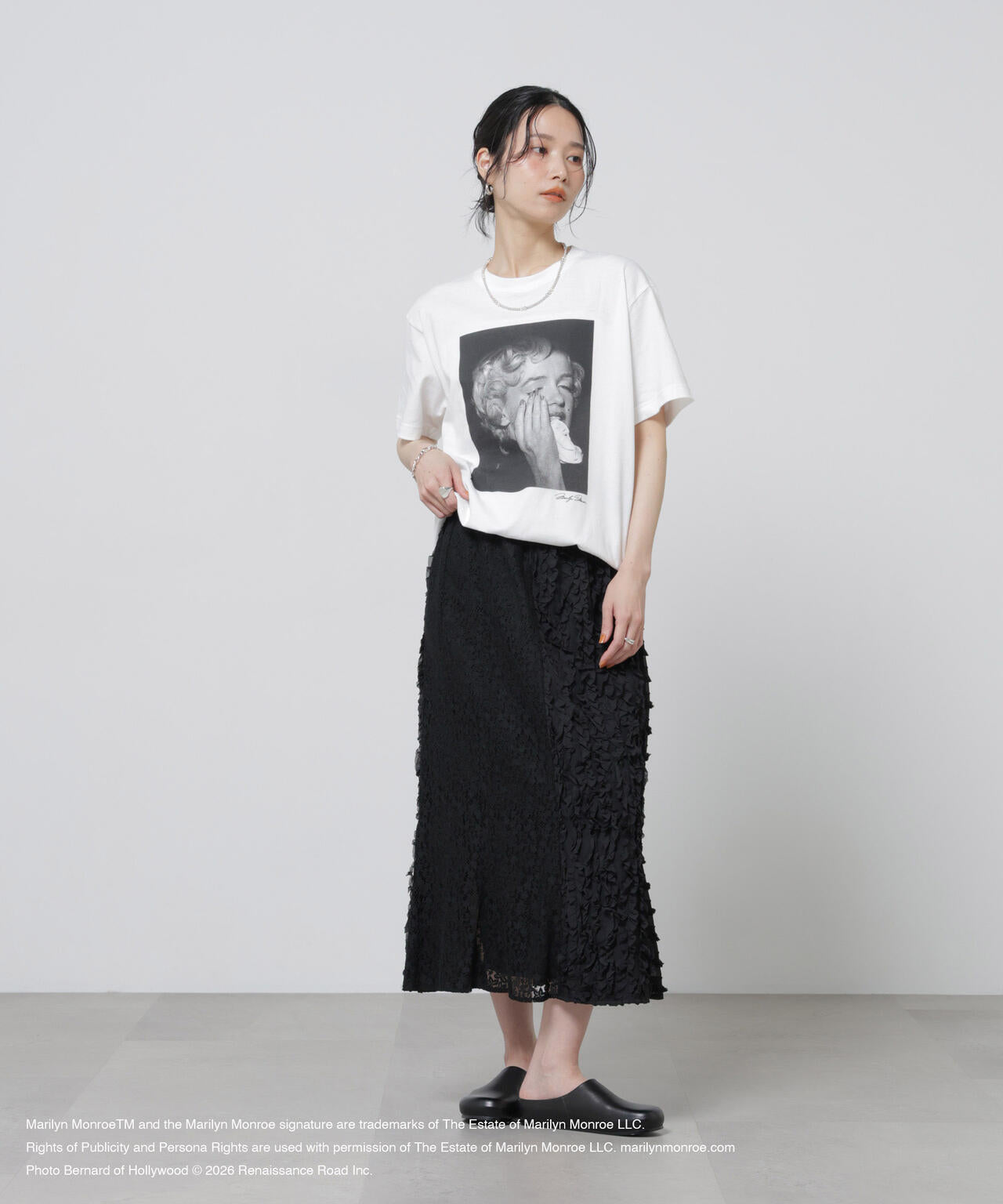 GOOD ROCK SPEED / MarilynMonroe Tshirts White