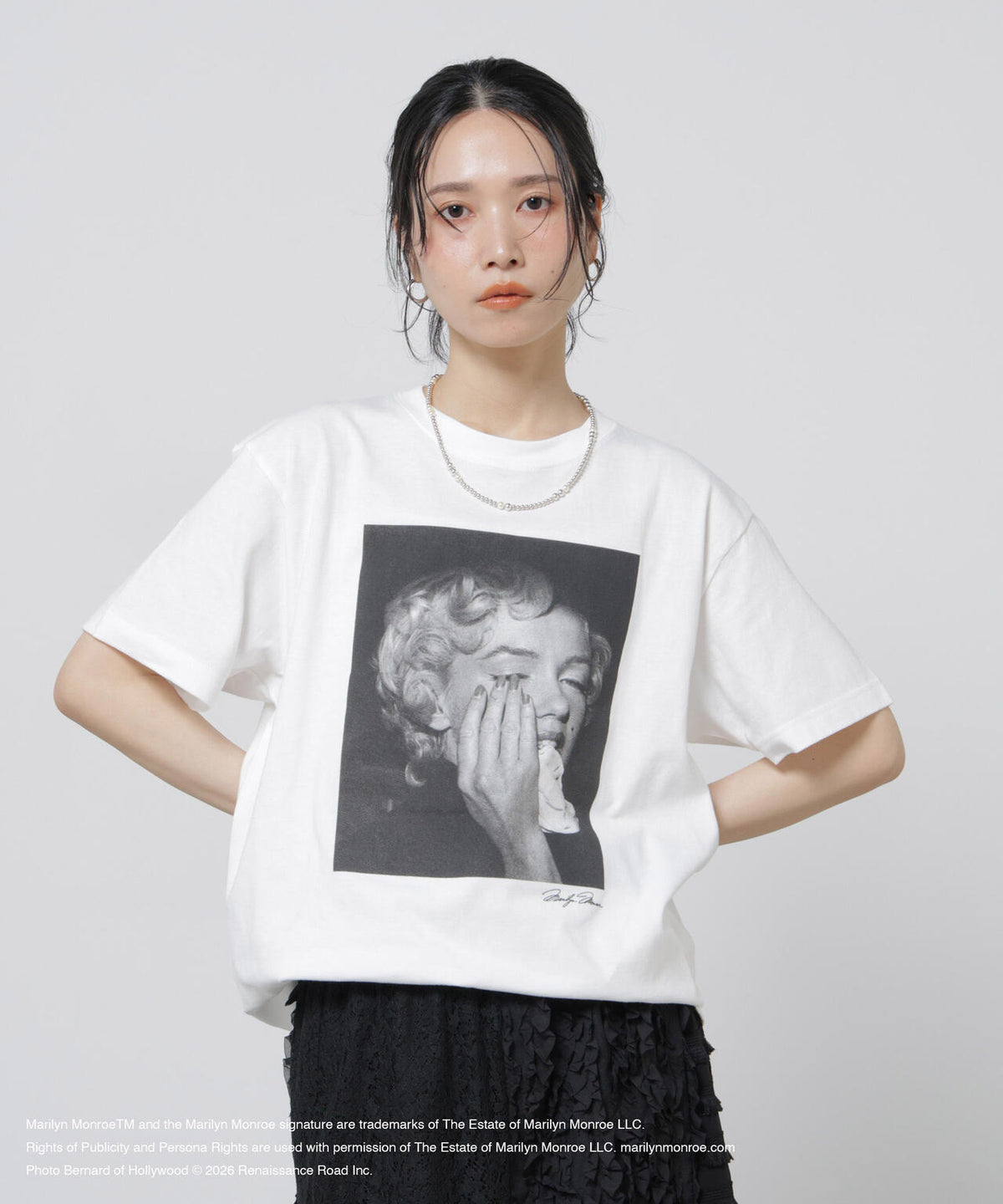 GOOD ROCK SPEED / MarilynMonroe Tshirts White