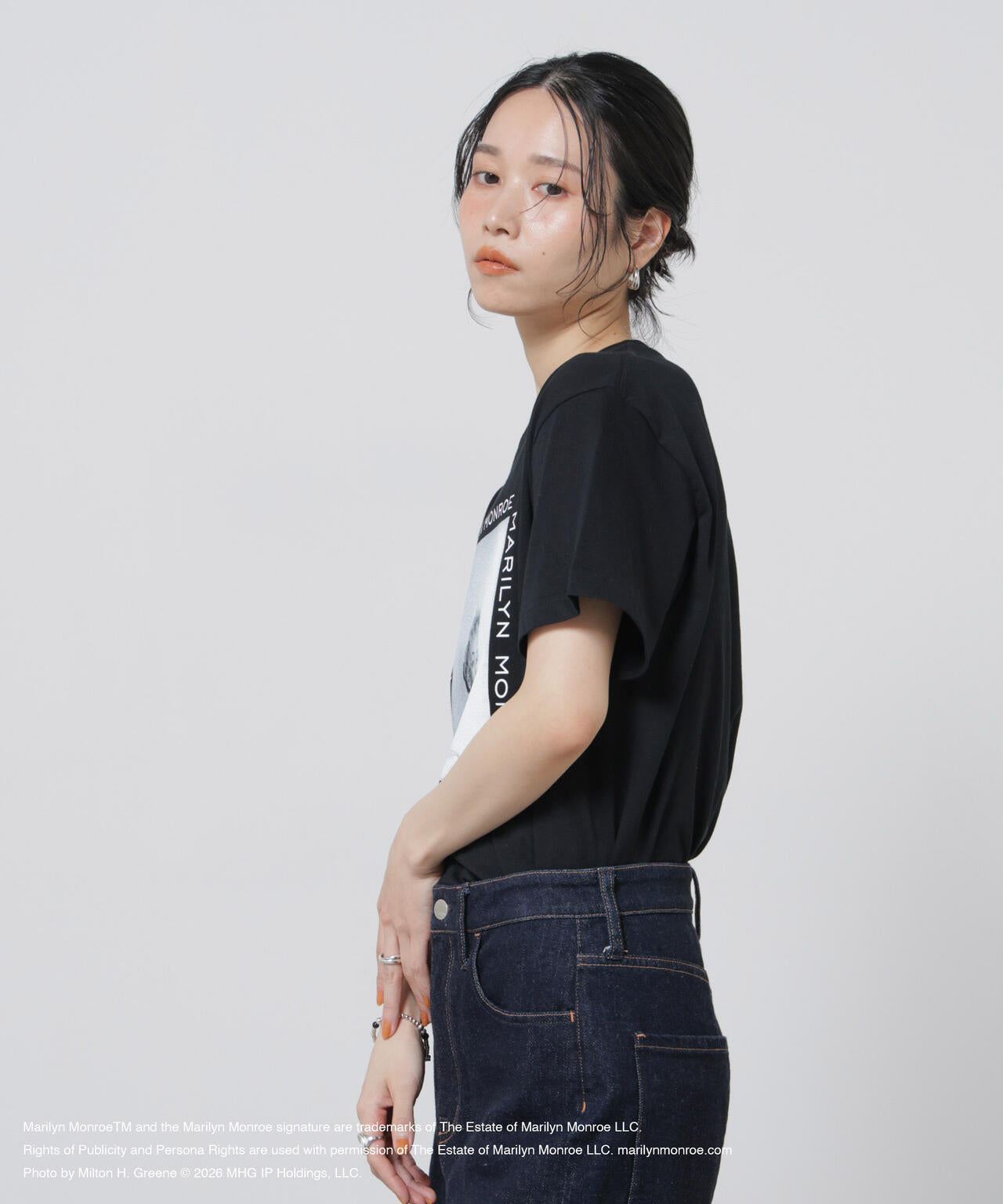 GOOD ROCK SPEED/ MarilynMonroe / Tshirts Black 6716124023