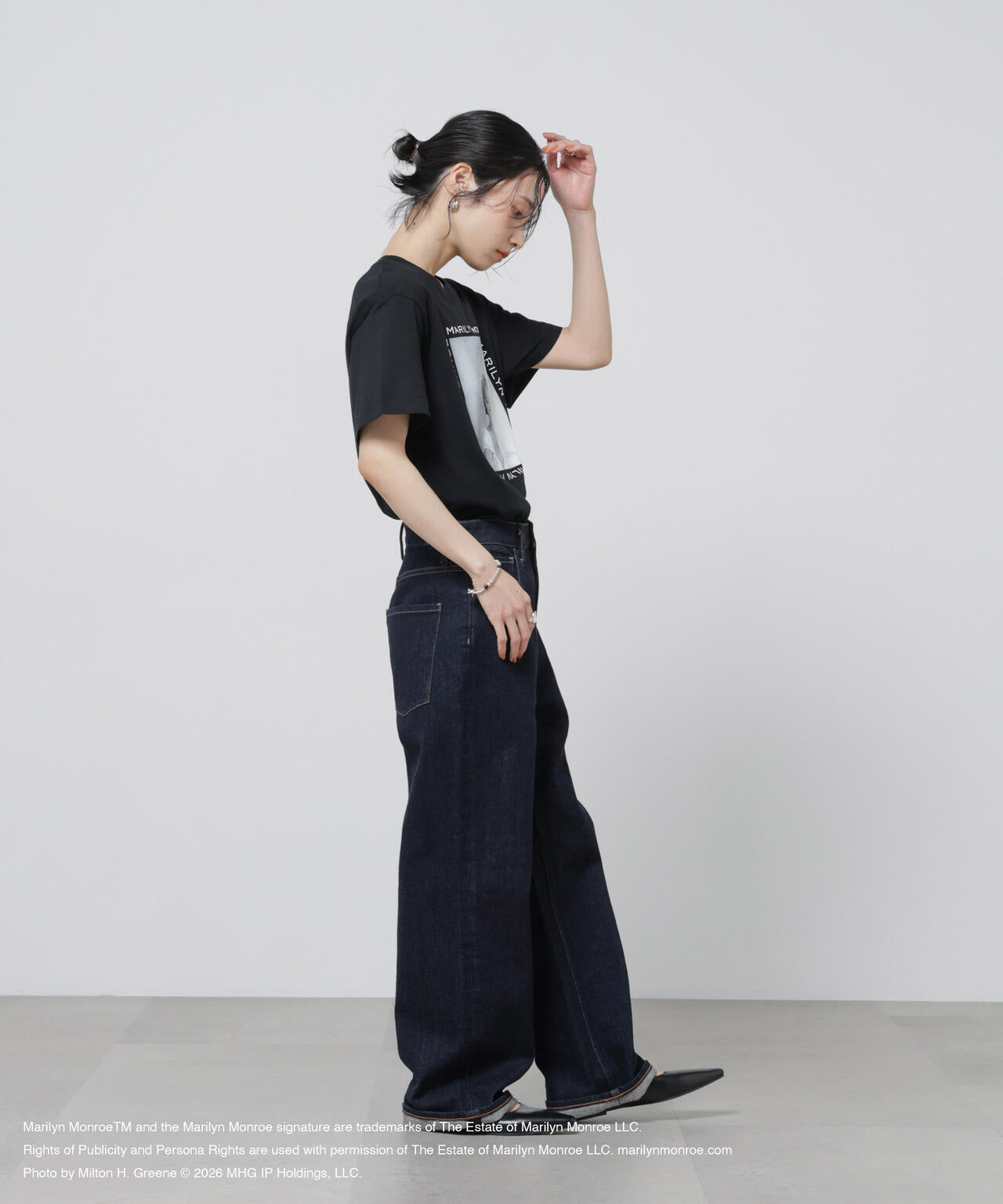 GOOD ROCK SPEED/ MarilynMonroe / Tshirts Black 6716124023