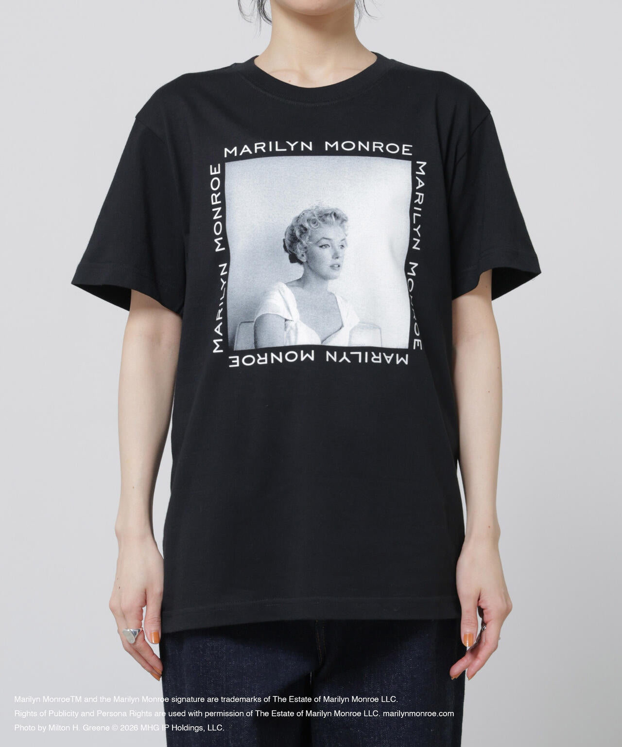GOOD ROCK SPEED / MarilynMonroe Tshirts Black