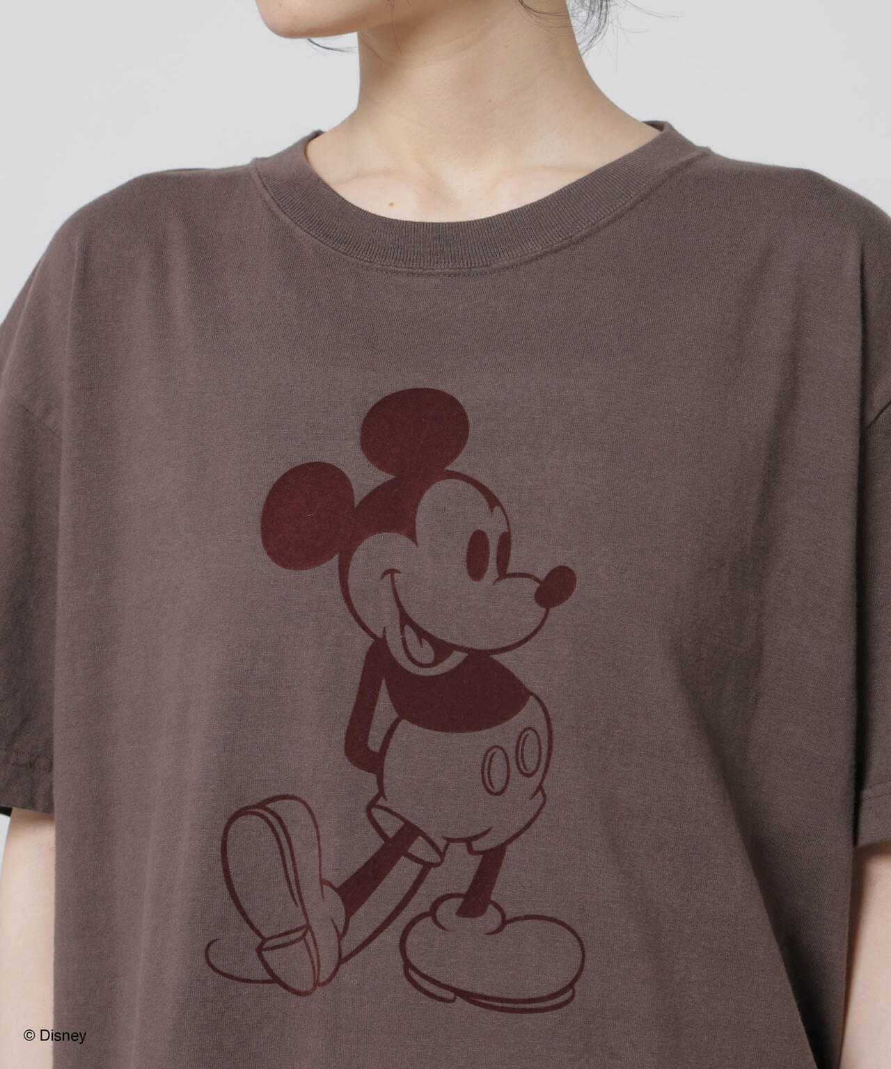 GOOD ROCK SPEED/ MickeyMouse / Tshirts Brown 6716124025