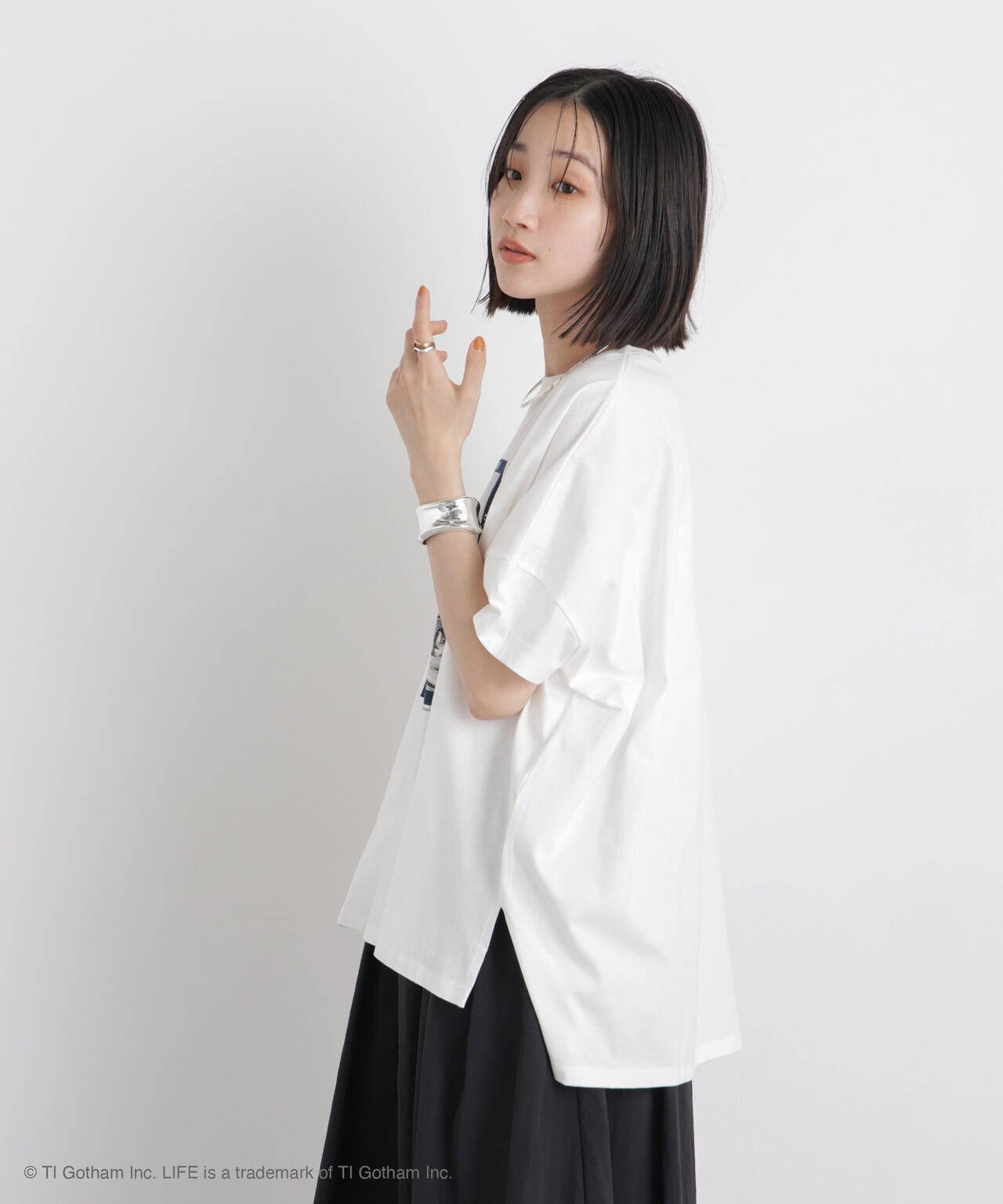 GOOD ROCK SPEED / LIFE PICTURE COLLECTION Big Tshirts White