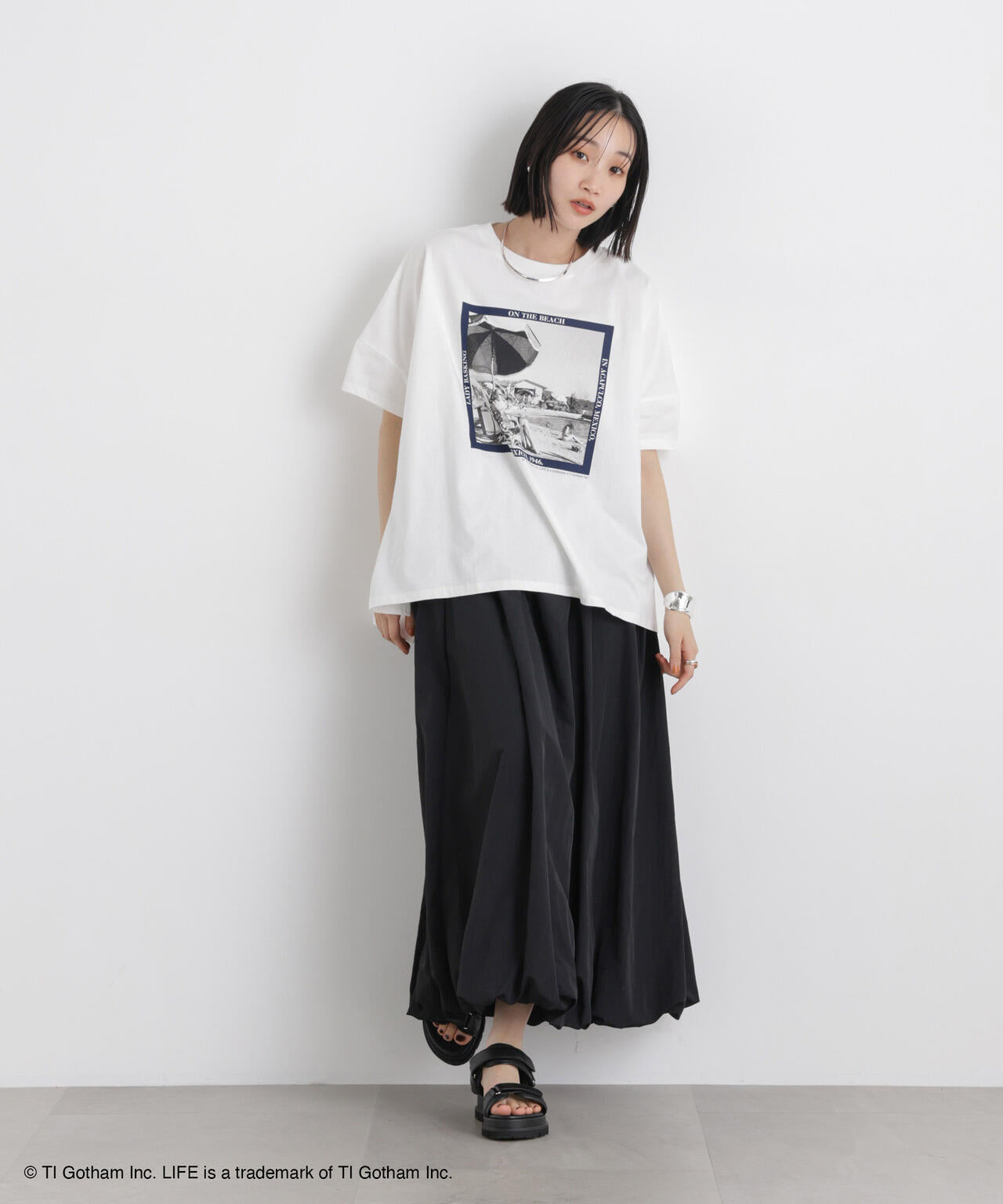 GOOD ROCK SPEED / LIFE PICTURE COLLECTION Big Tshirts White
