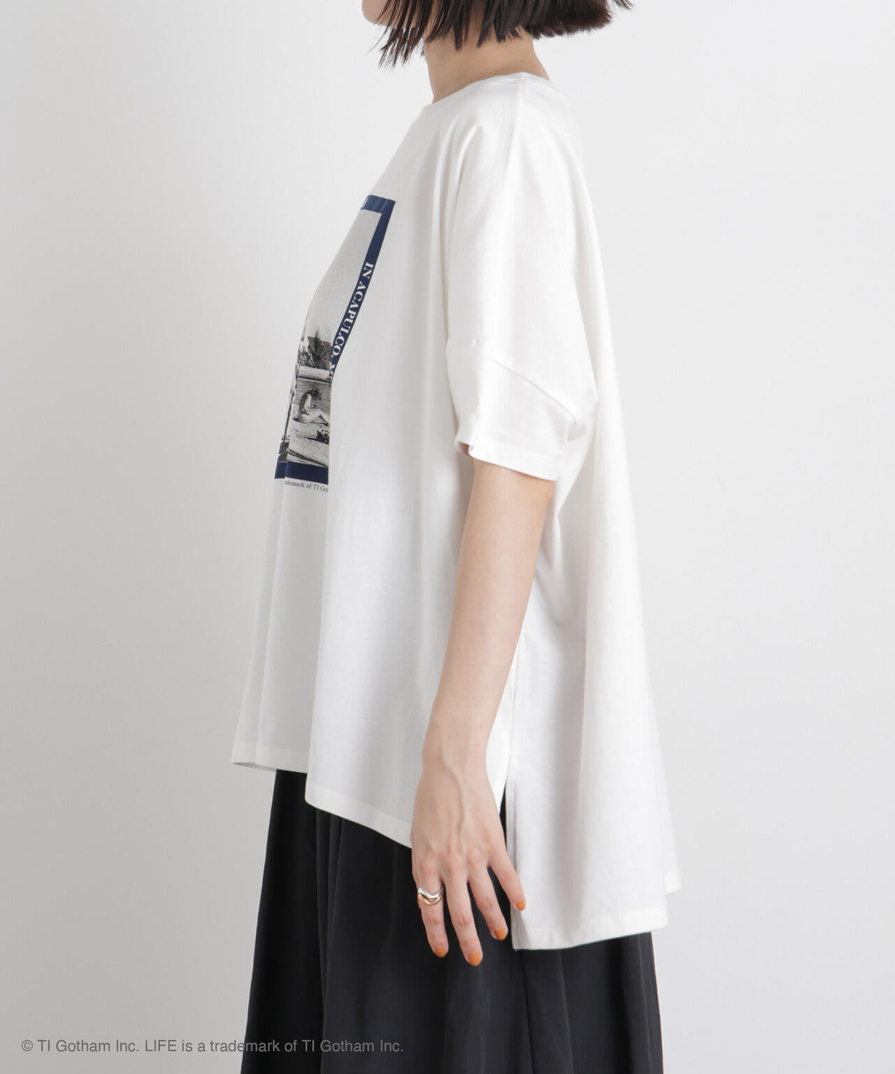 GOOD ROCK SPEED / LIFE PICTURE COLLECTION Big Tshirts White
